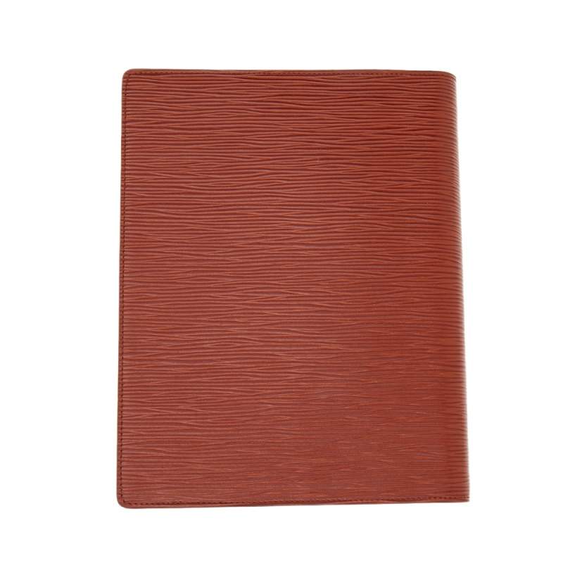 Louis Vuitton Cipango Gold Epi Leather Desk Agenda Cover Louis Vuitton