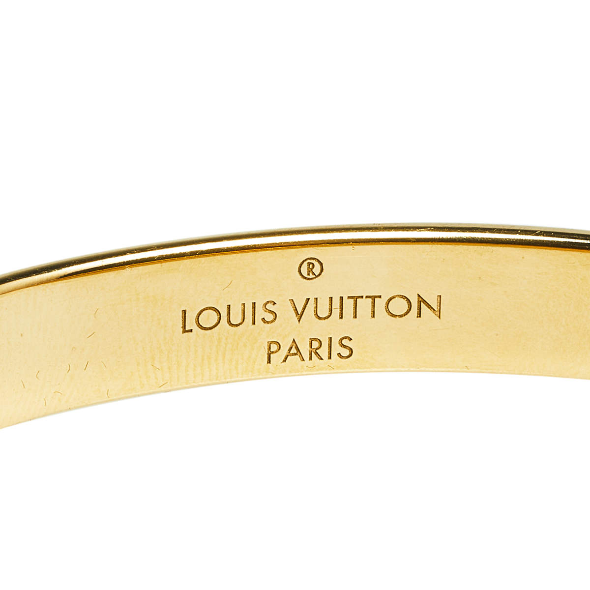 Louis Vuitton Nanogram Bracelet - Gold-Tone Metal Charm, Bracelets -  LOU303133