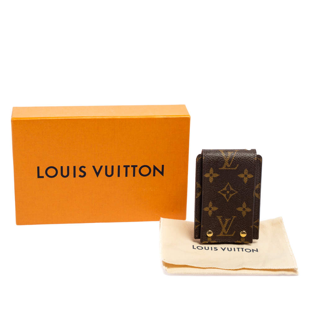 Authenticated Used Louis Vuitton Monogram PVC Accessory Brown Etui iPod  nano case M60021 