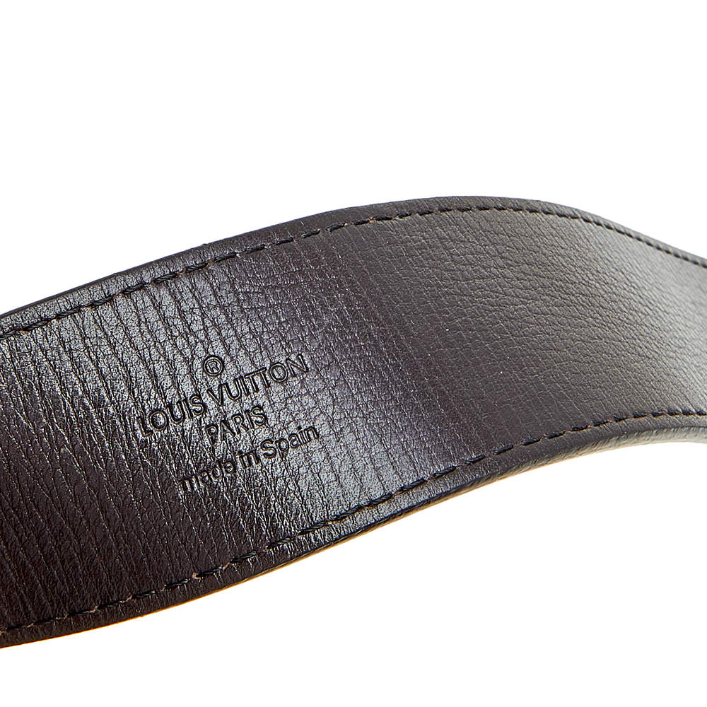 Leather belt Louis Vuitton Black size 100 cm in Leather - 36370132