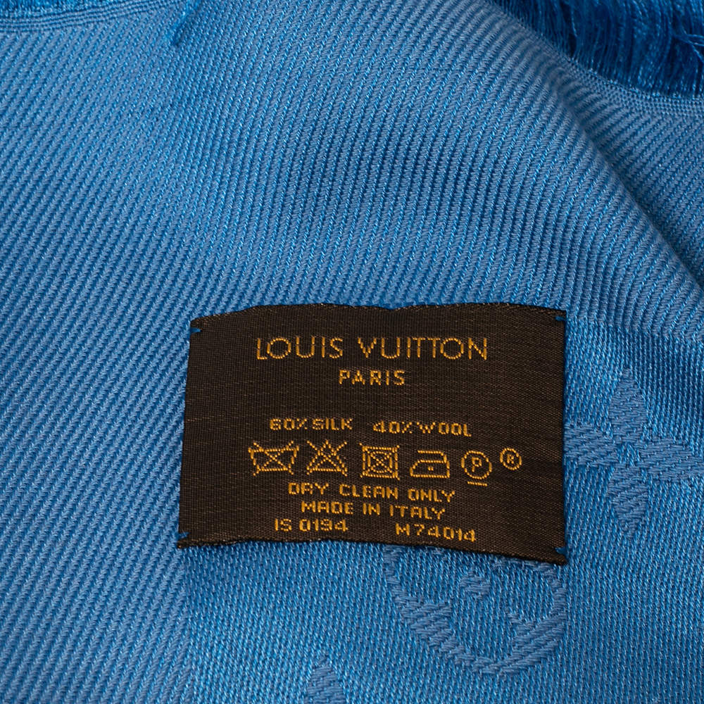 Louis Vuitton - Monogram Sunrise Shawl Blue Jean