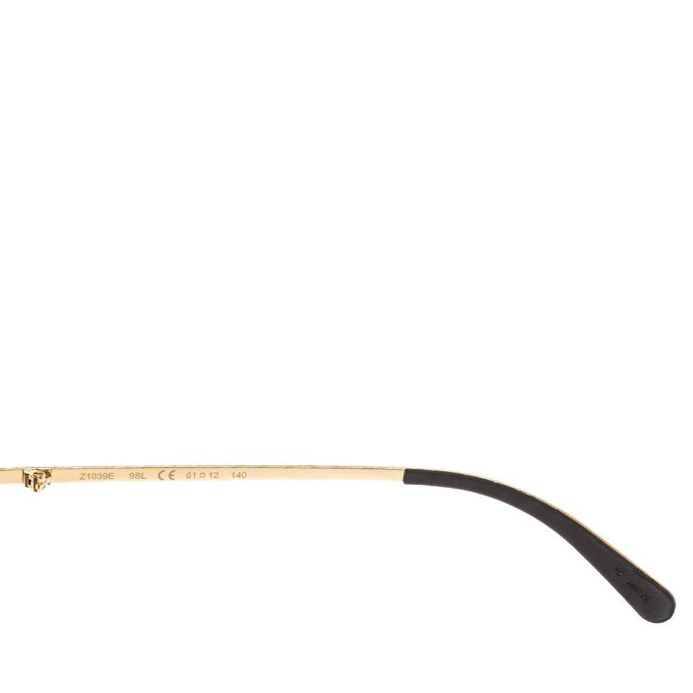 Louis Vuitton Z1036E Sunglasses Black & Gold Women's W/ Case,  Cover, & Outer Box