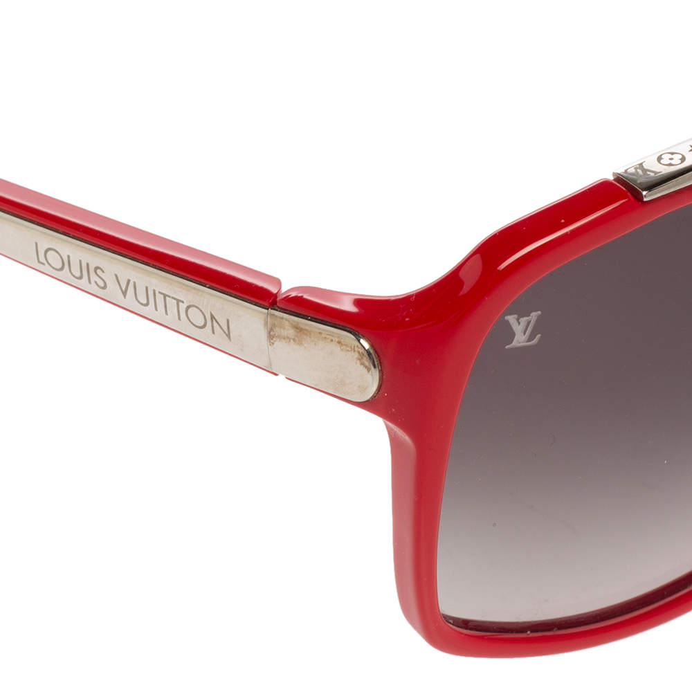Louis Vuitton Red/Black Gradient Z0286W Evidence Sunglasses Louis