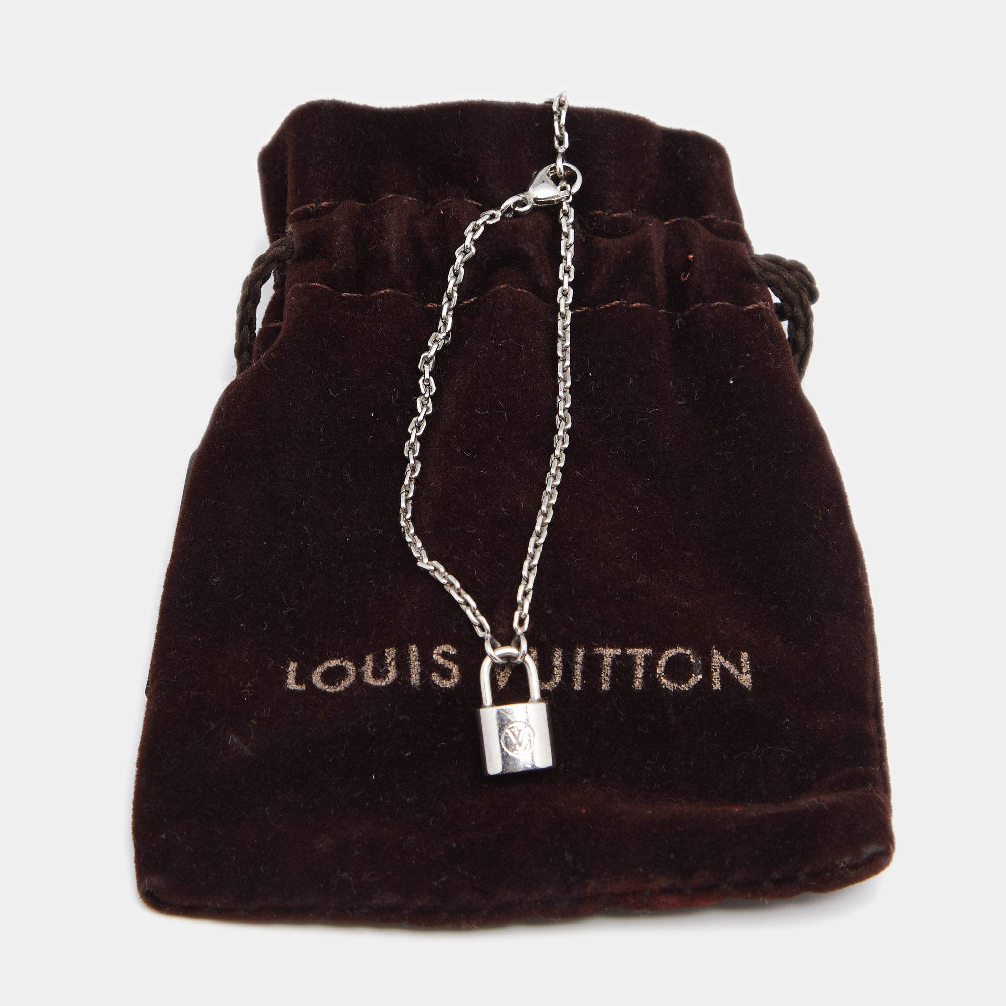 Louis Vuitton® SiLVer Lockit Bracelet, Sterling SiLVer  Fashion bracelets  jewelry, Louis vuitton bracelet, Sterling silver bracelets