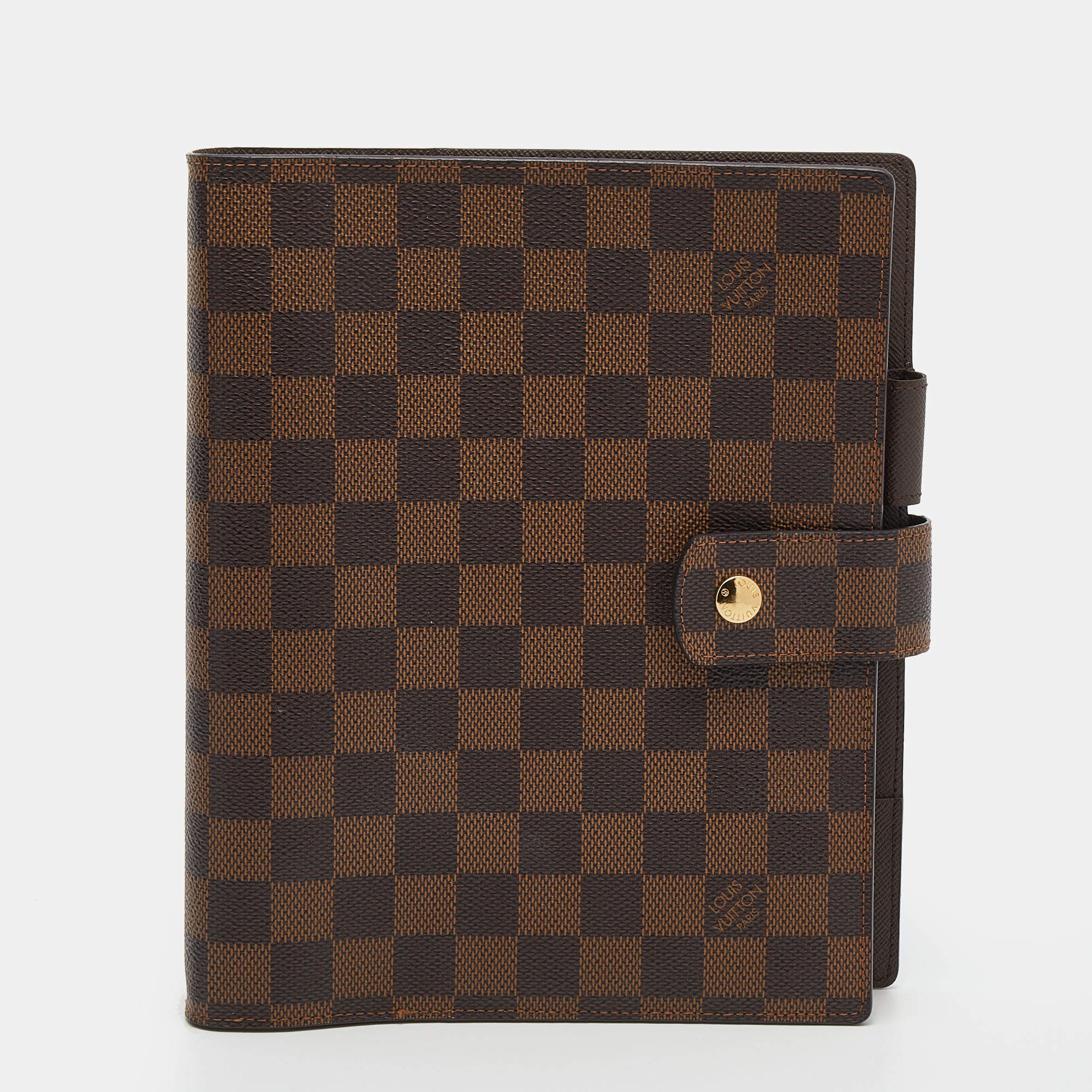 Louis Vuitton Damier Ebene Large Ring Agenda Cover Louis Vuitton