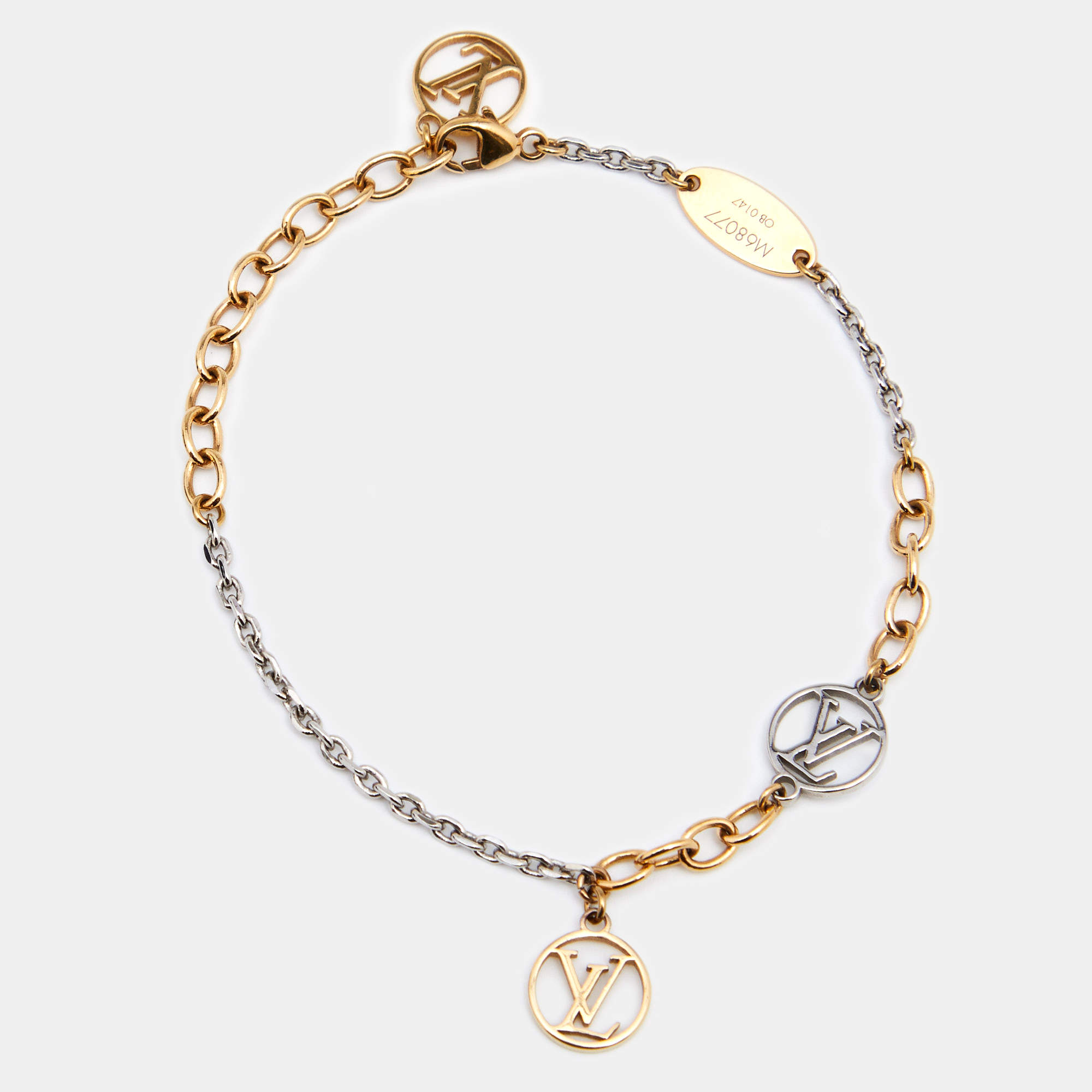 LOUIS VUITTON Bracelet / Logo Mania M68077