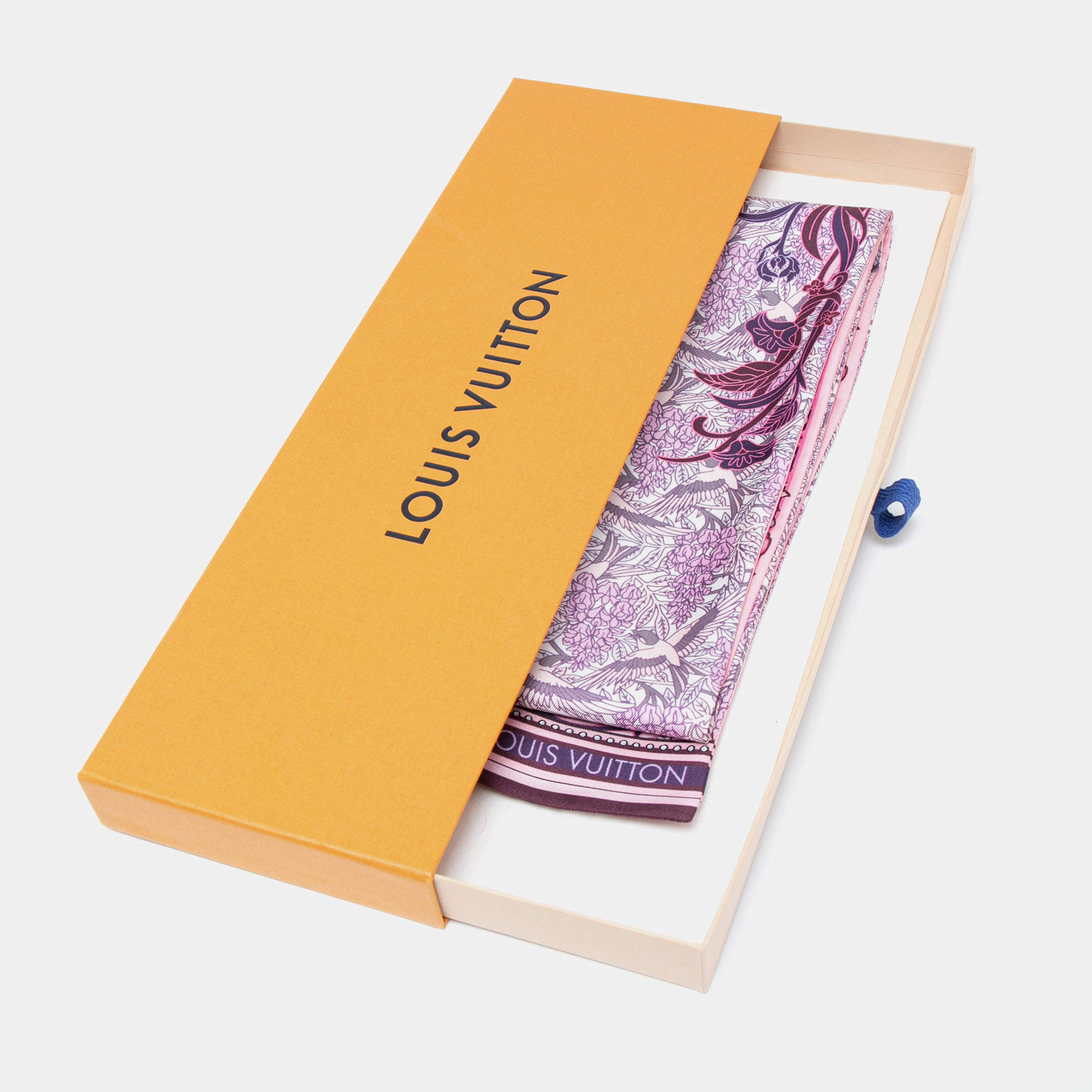 Louis Vuitton Pink/Purple Silk Monogram Confidential Bandeau – Italy Station