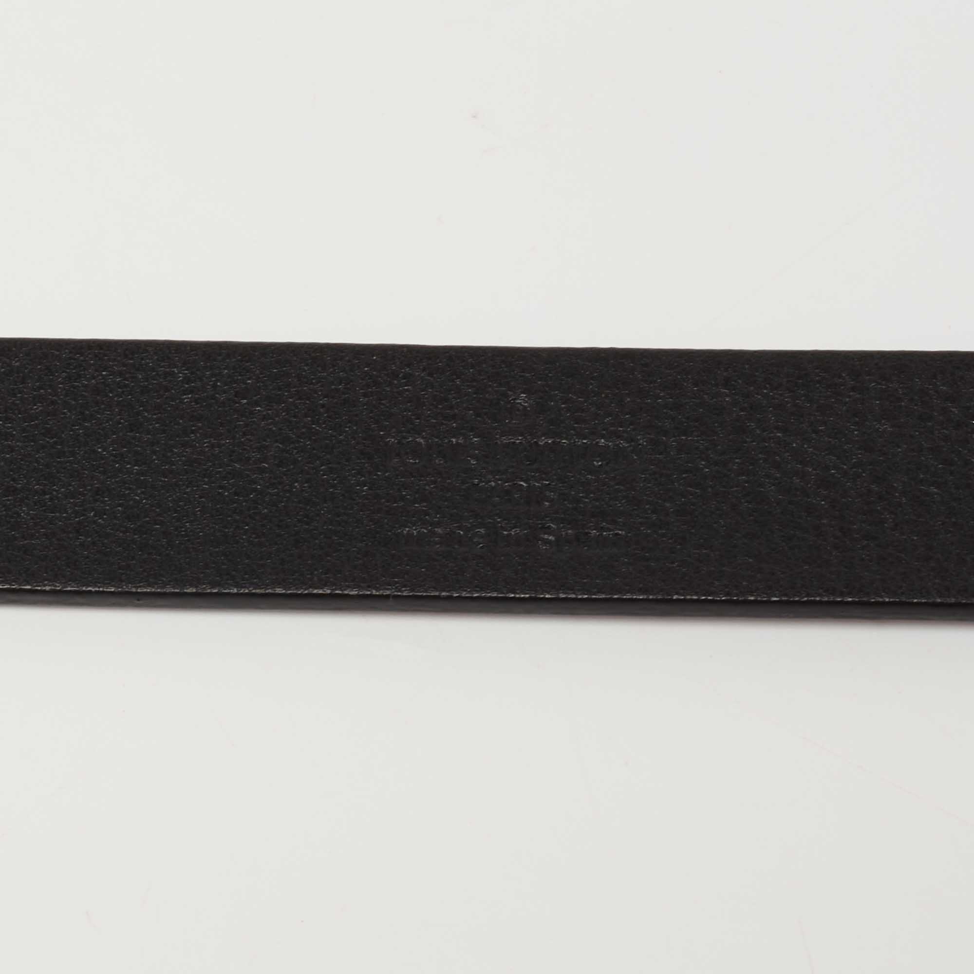 Louis Vuitton M9604 LV Initiales 30mm 80cm/32 inch Black Epi Leather Belt  (CA3191)