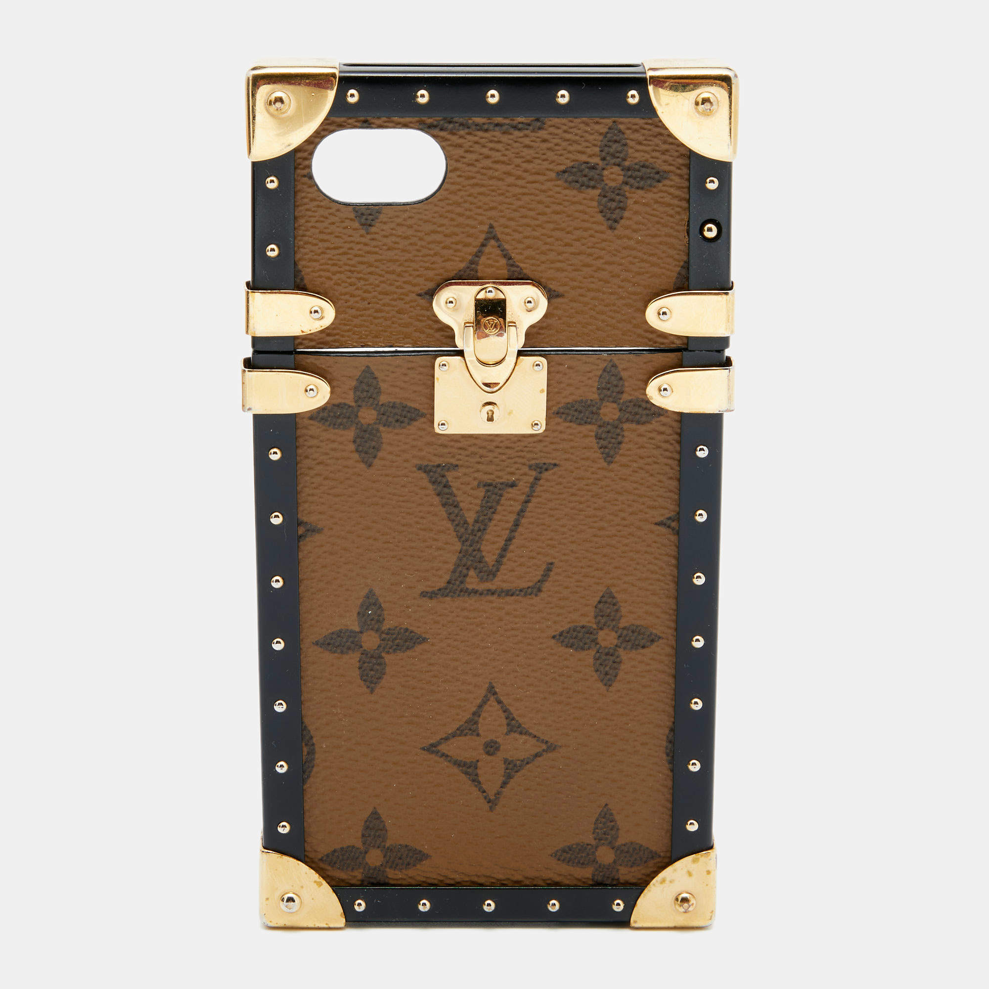 Louis Vuitton Monogram Reverse Canvas Eye Trunk iPhone 7 Case For