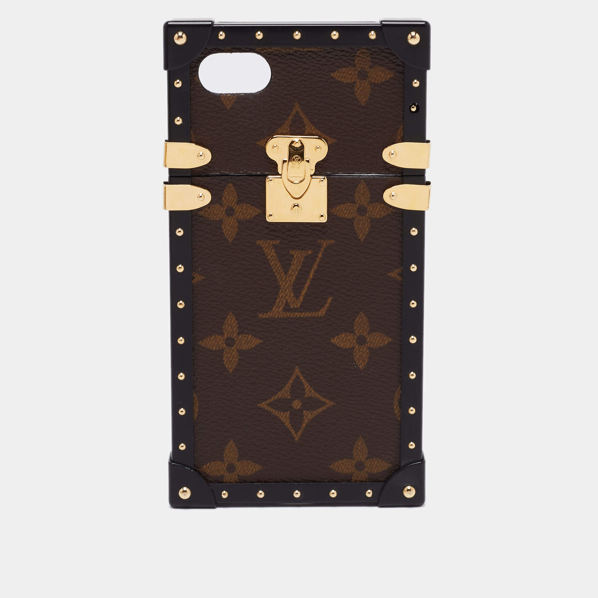 Pre Owned Louis Vuitton Monogram Canvas Eye Trunk iPhone 7 Case