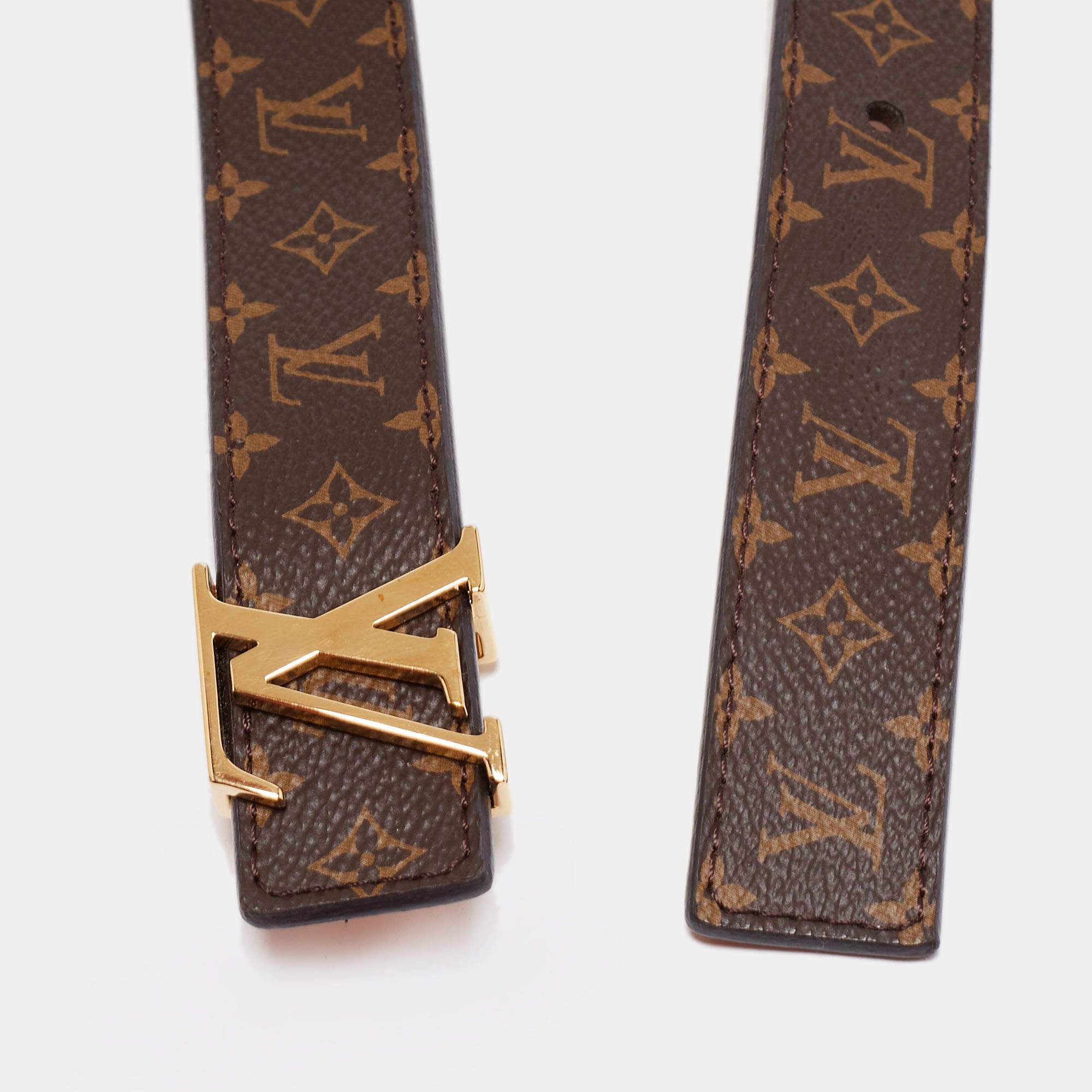 Fabric belt Louis Vuitton Brown size 80 cm in Cloth - 35346743