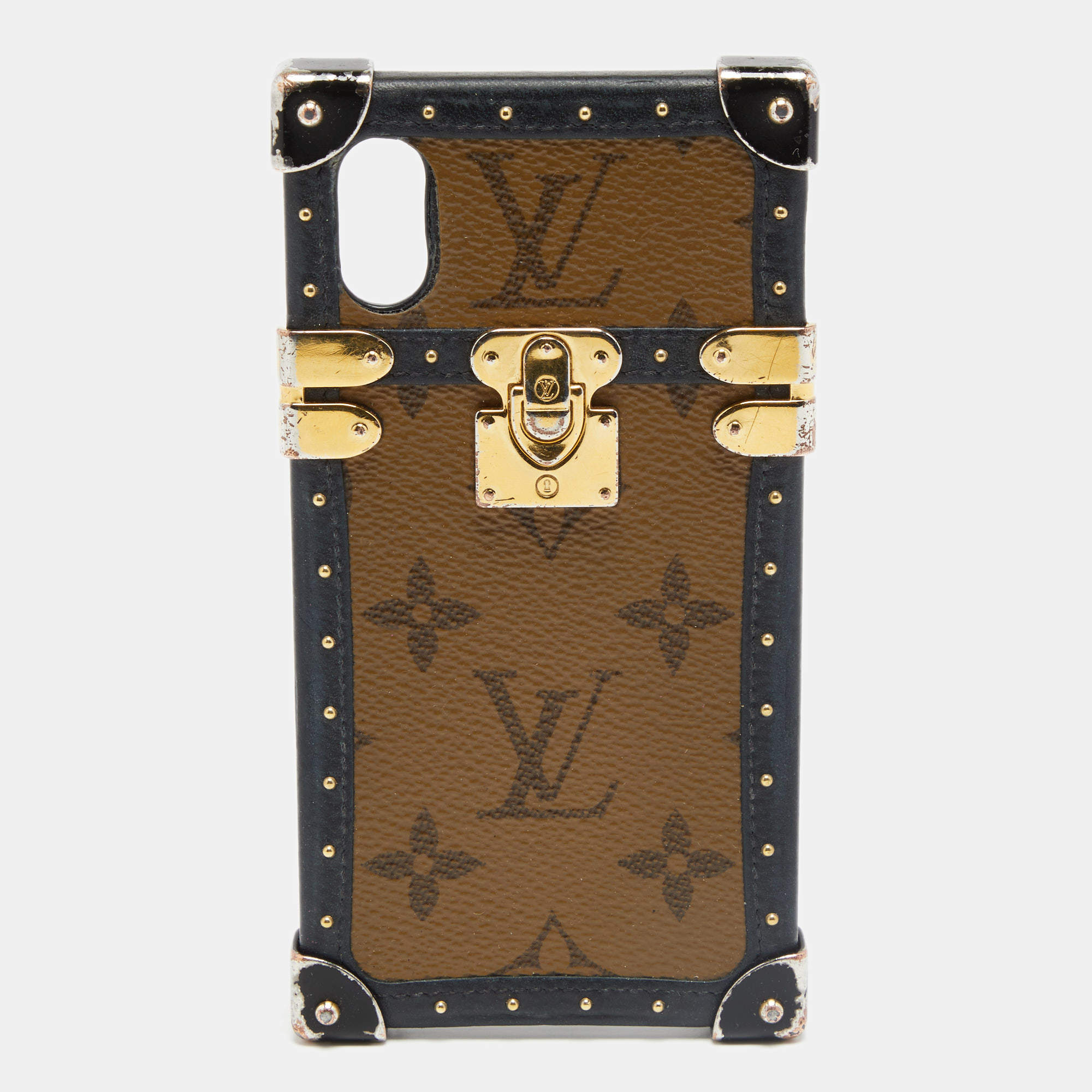 Louis Vuitton Reverse Monogram EyeTrunk iPhone 7 Case  Brown Technology  Accessories  LOU738651  The RealReal