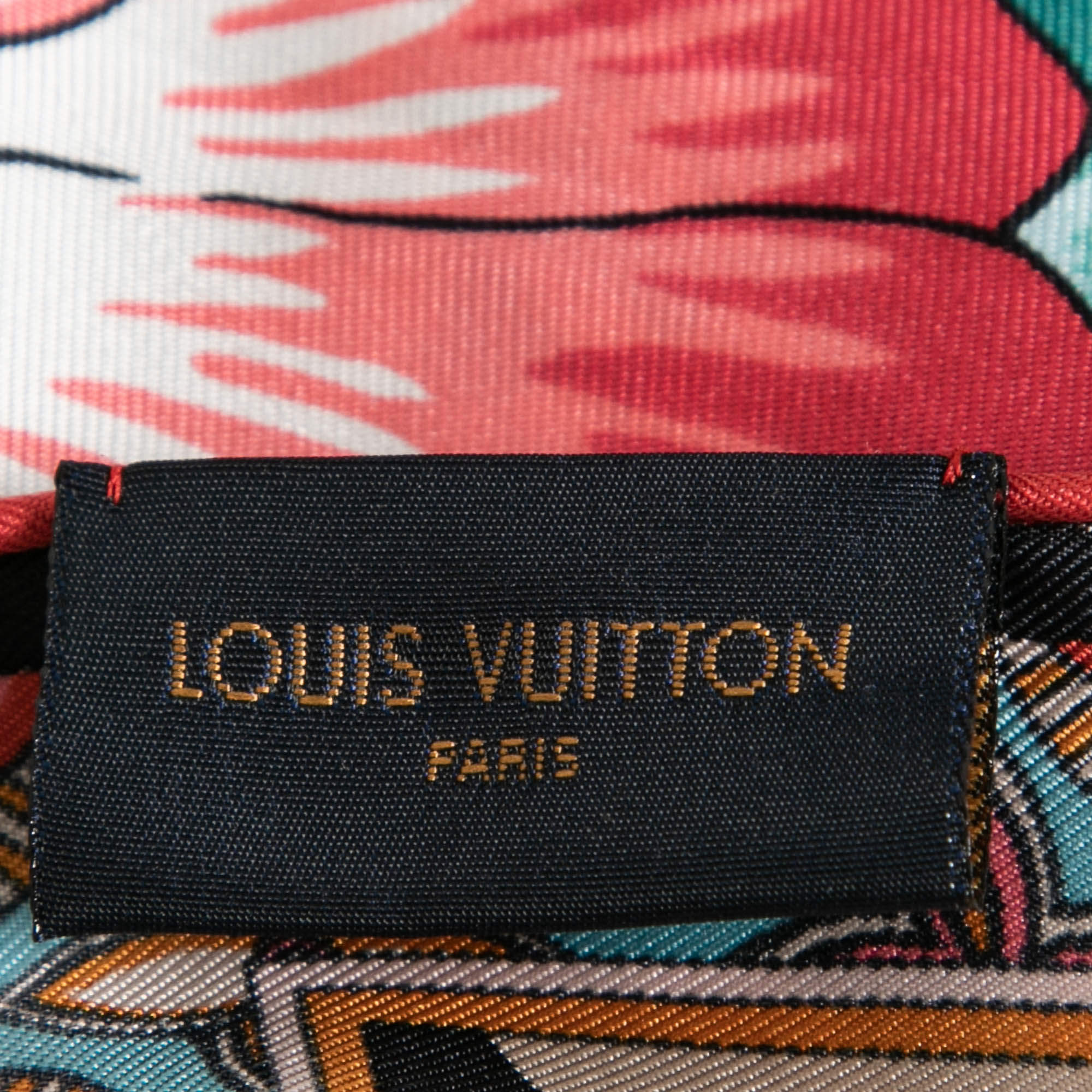Louis Vuitton Multicolor Jungle Fever Silk Square Scarf Louis