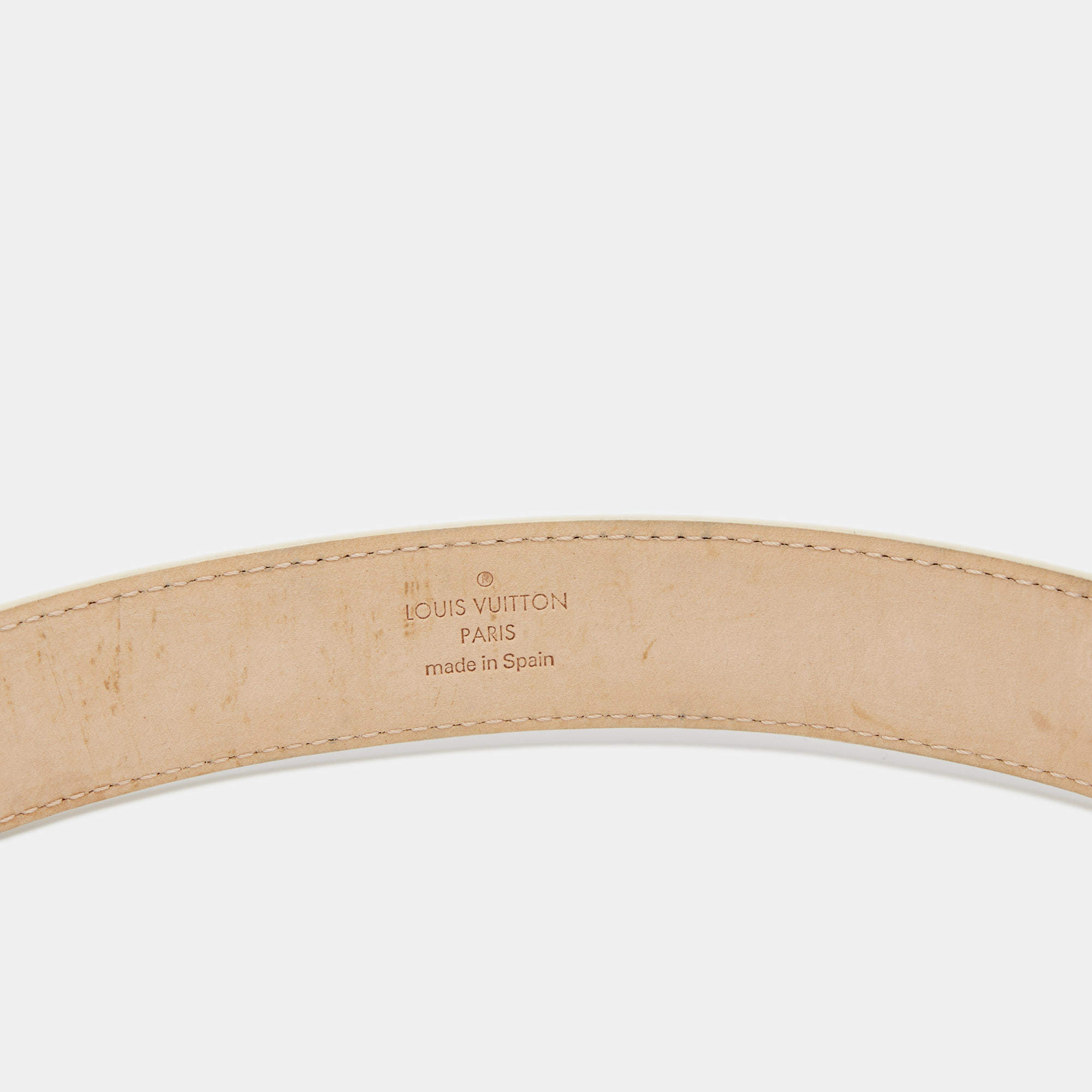 Louis Vuitton LV Belt Damier Azur Canvas 80cm Cloth ref.1032610 - Joli  Closet