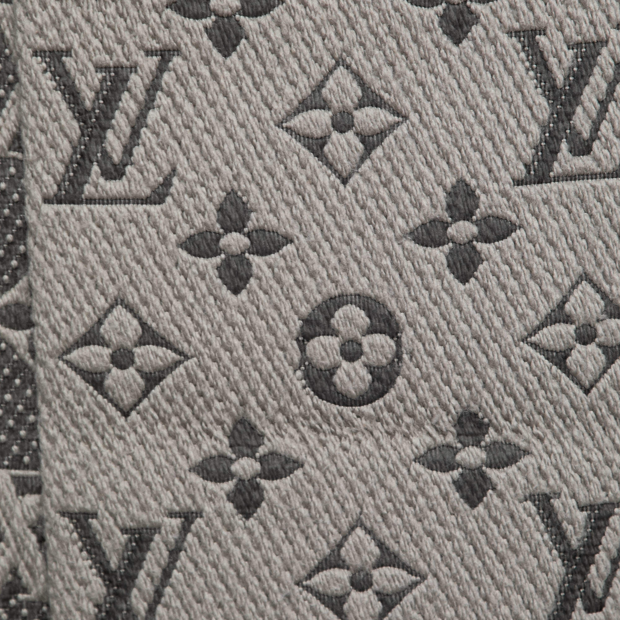 LOUIS VUITTON Wool Silk Logomania Scarf Verone 161840