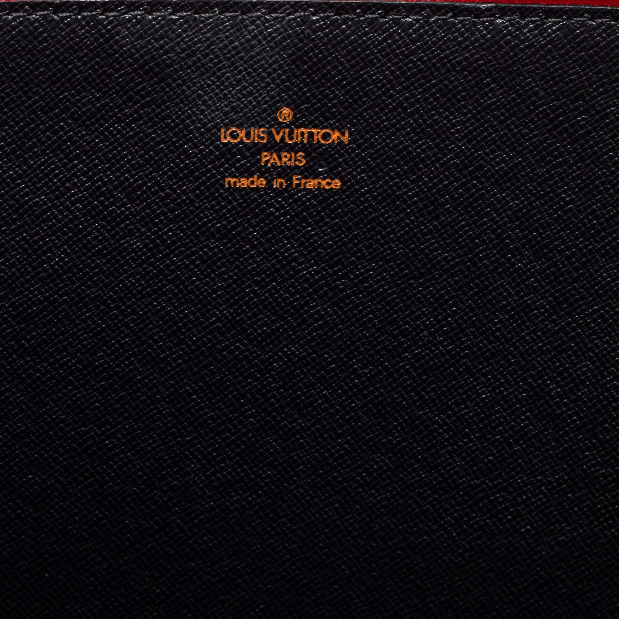 Louis Vuitton Red Epi Leather Poche Documents Portfolio Case