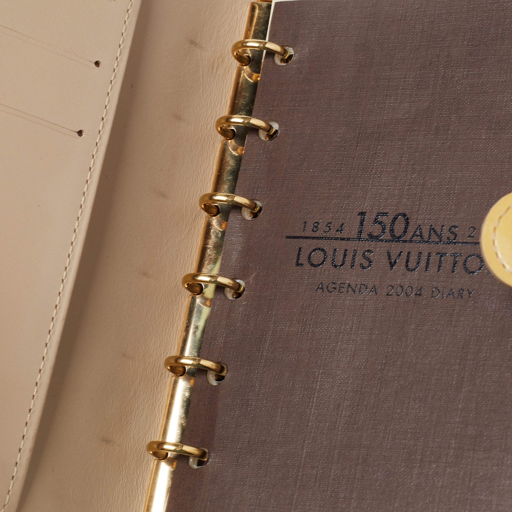 Louis Vuitton Cream Monogram Vernis Leather Small Ring Agenda Cover Louis  Vuitton | The Luxury Closet