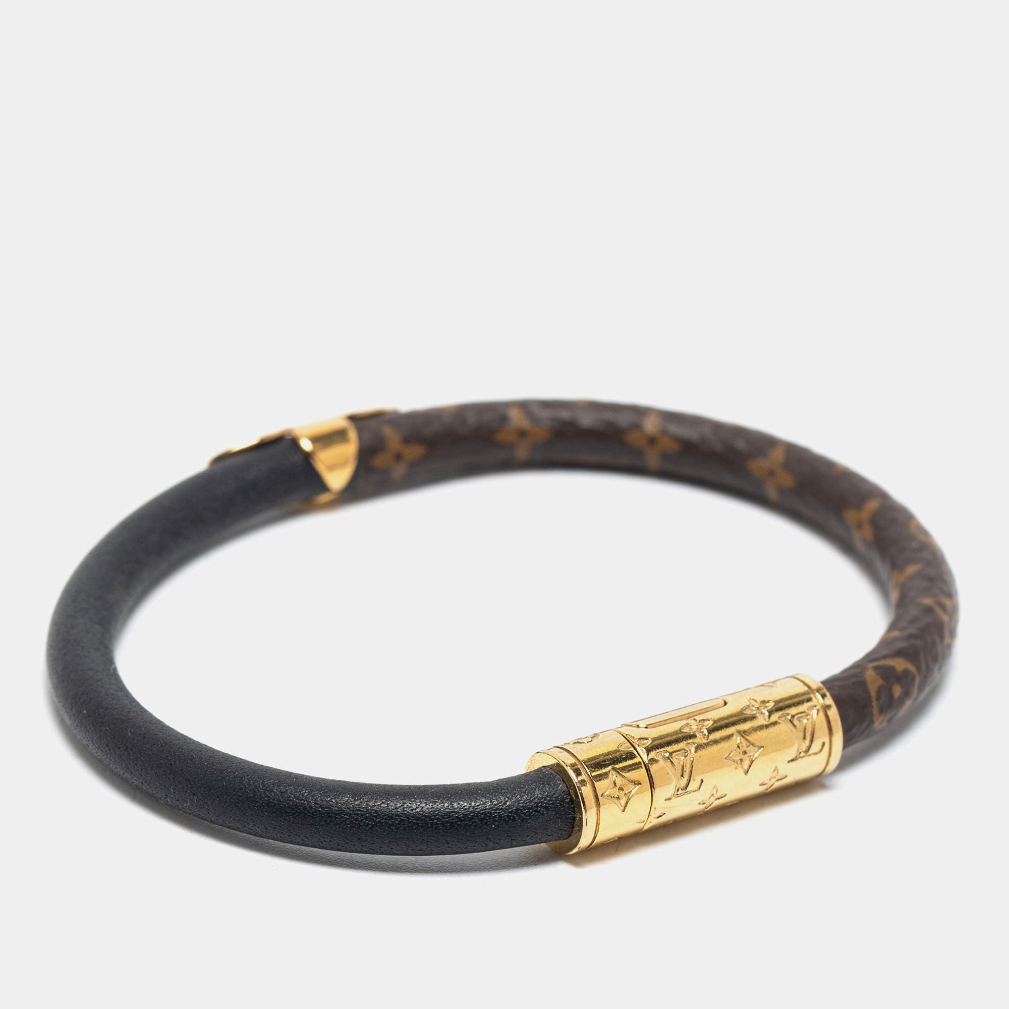 Louis Vuitton Daily Confidential Bracelet - Gold-Tone Metal Wrap