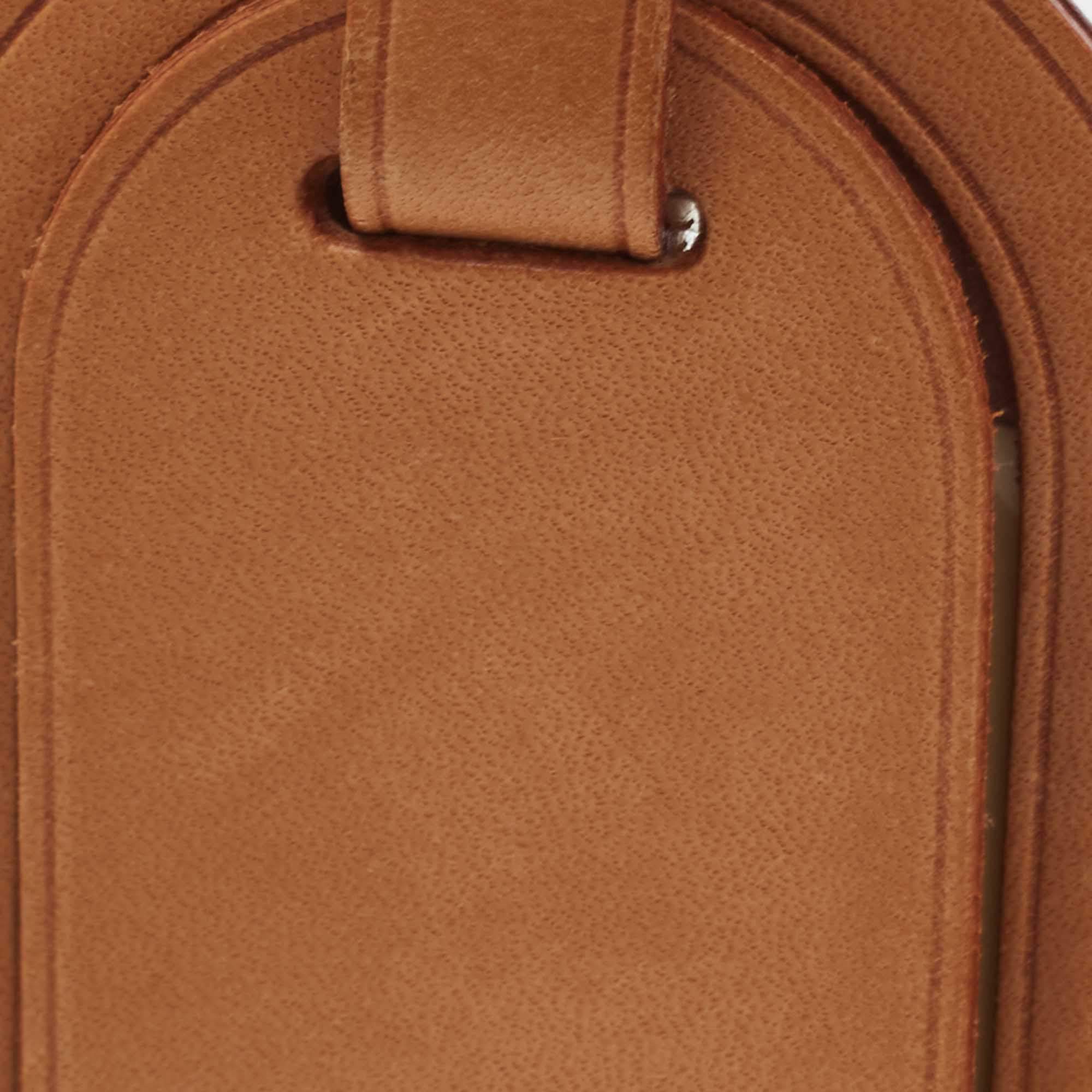 Louis Vuitton Vachetta Leather Luggage ID Tag Name Tag 10620 