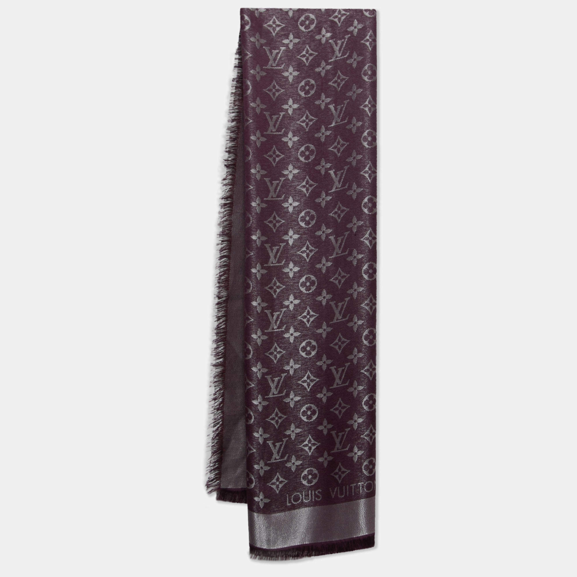 louis vuitton shawl silk