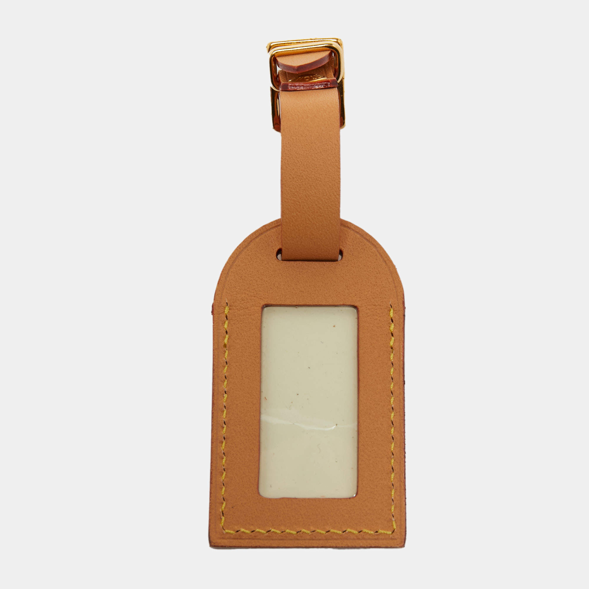 Louis Vuitton Vachetta Leather Luggage Tag Louis Vuitton | The Luxury Closet