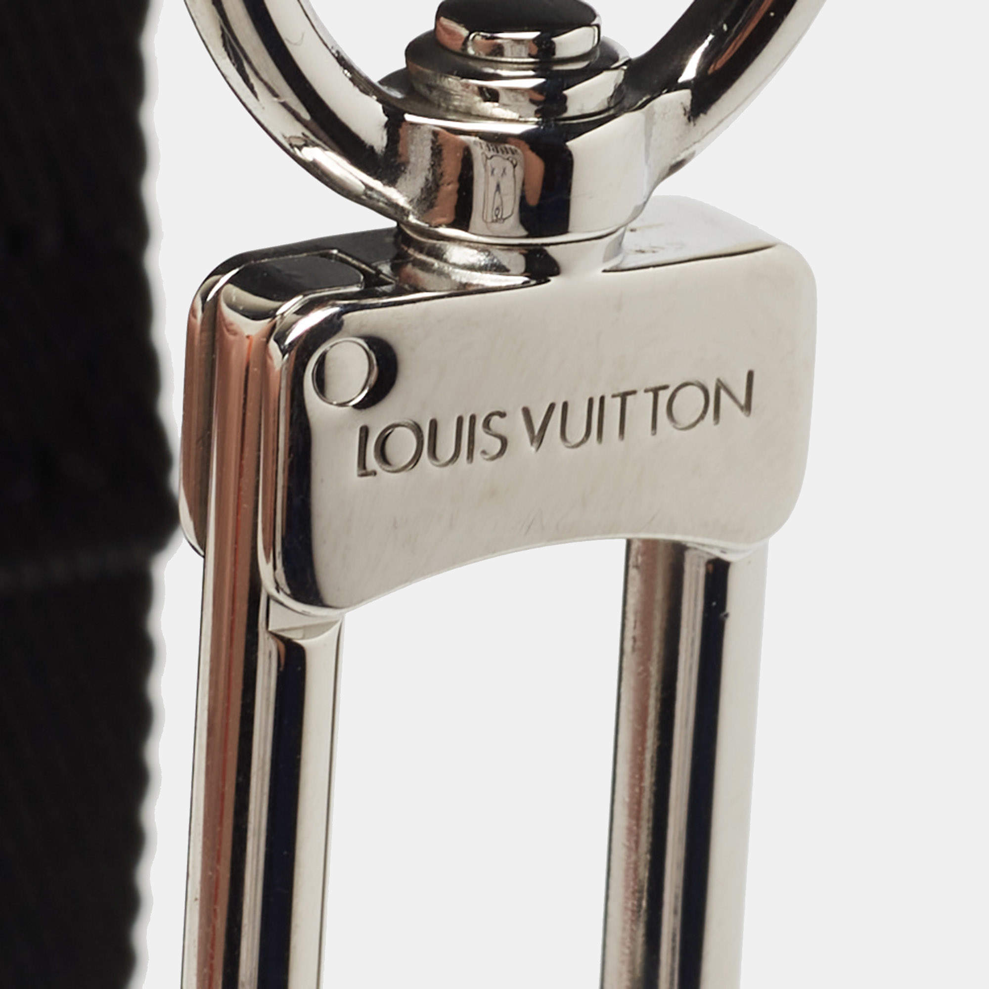 LOUIS VUITTON Calfskin 16mm Adjustable Shoulder Strap Black 1242475