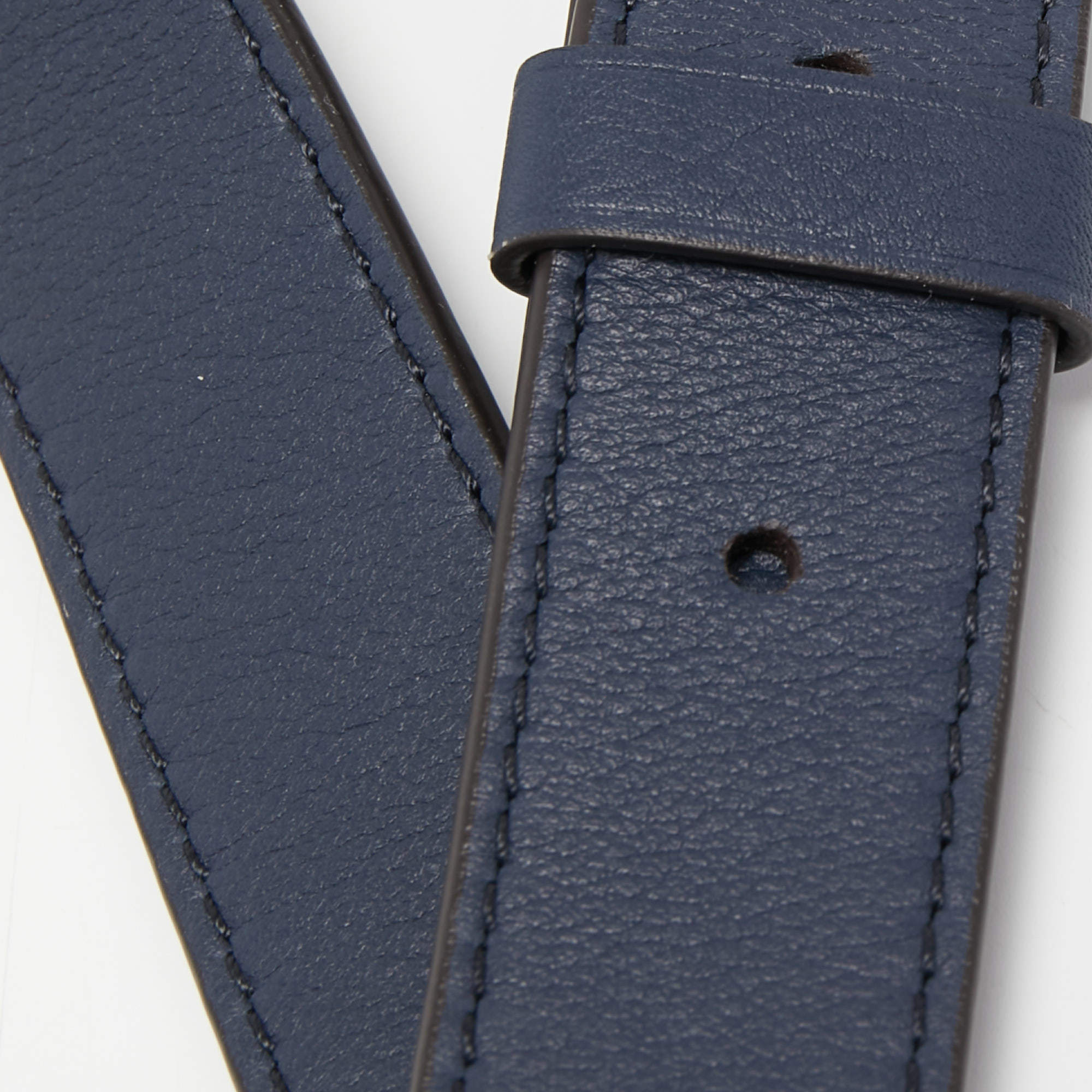 Louis Vuitton Navy Blue Leather Adjustable Shoulder Bag Strap Louis Vuitton  | The Luxury Closet