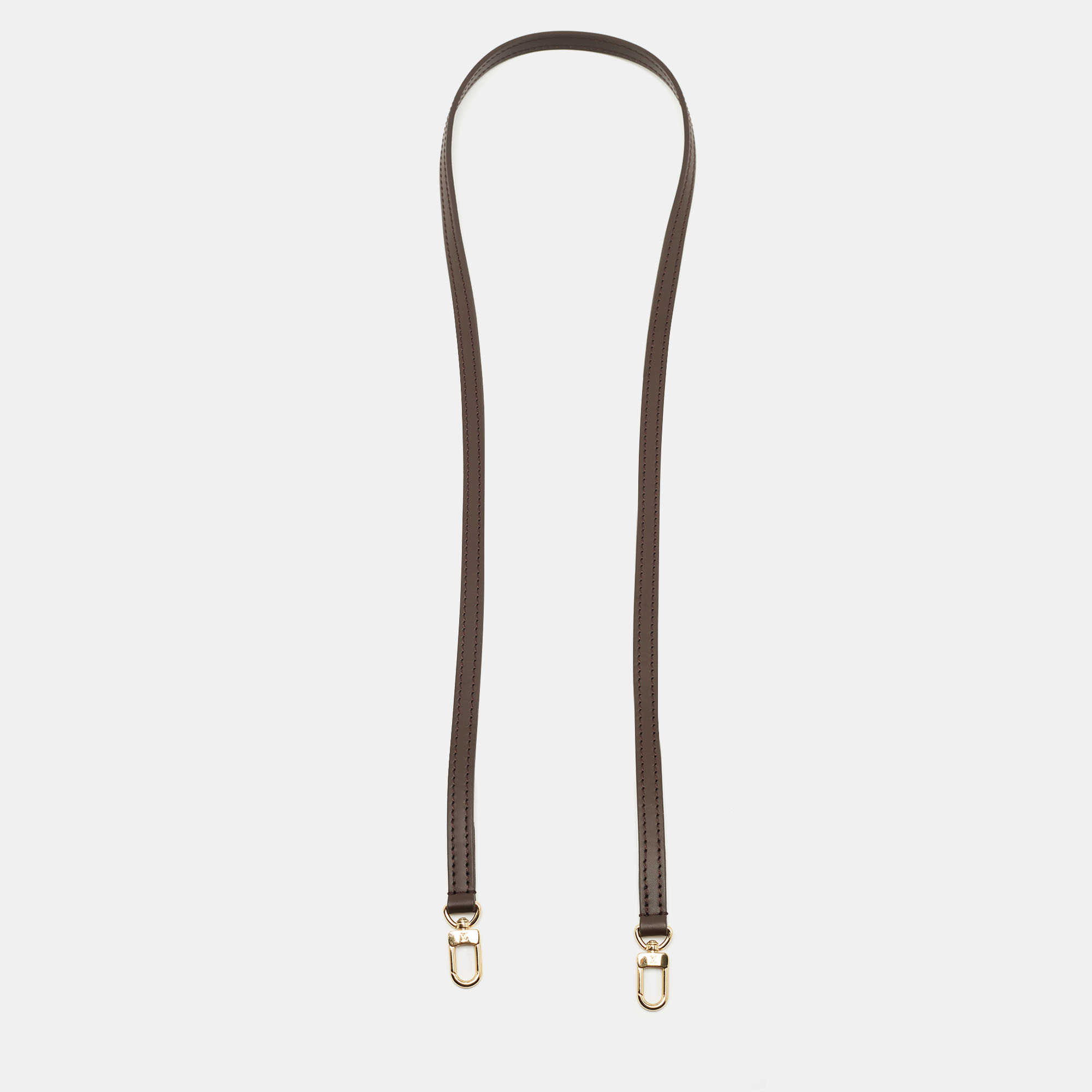 Louis Vuitton Brown Leather Shoulder Bag Strap