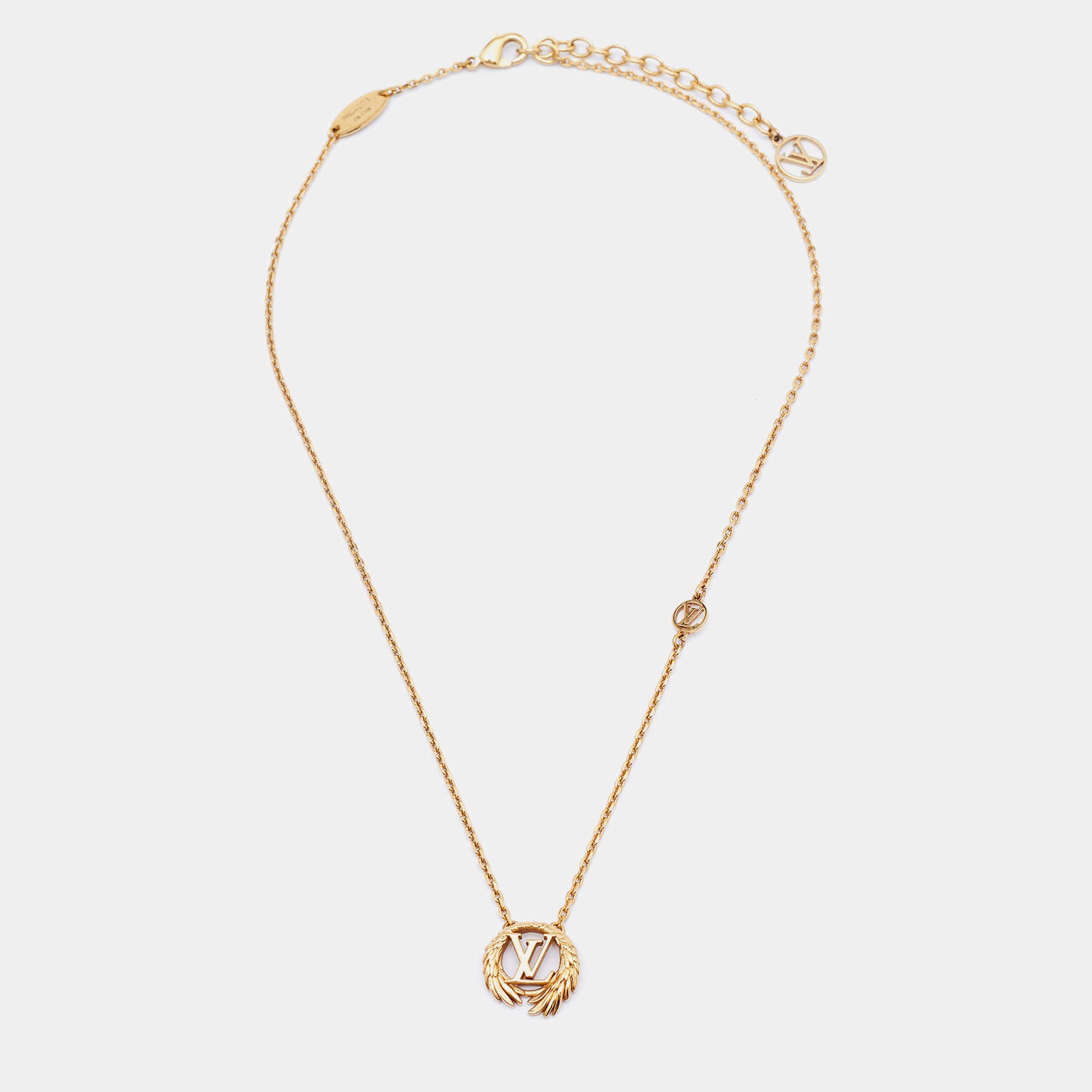 Louis Vuitton LV Stellar Necklace Rose Ballerine Metal