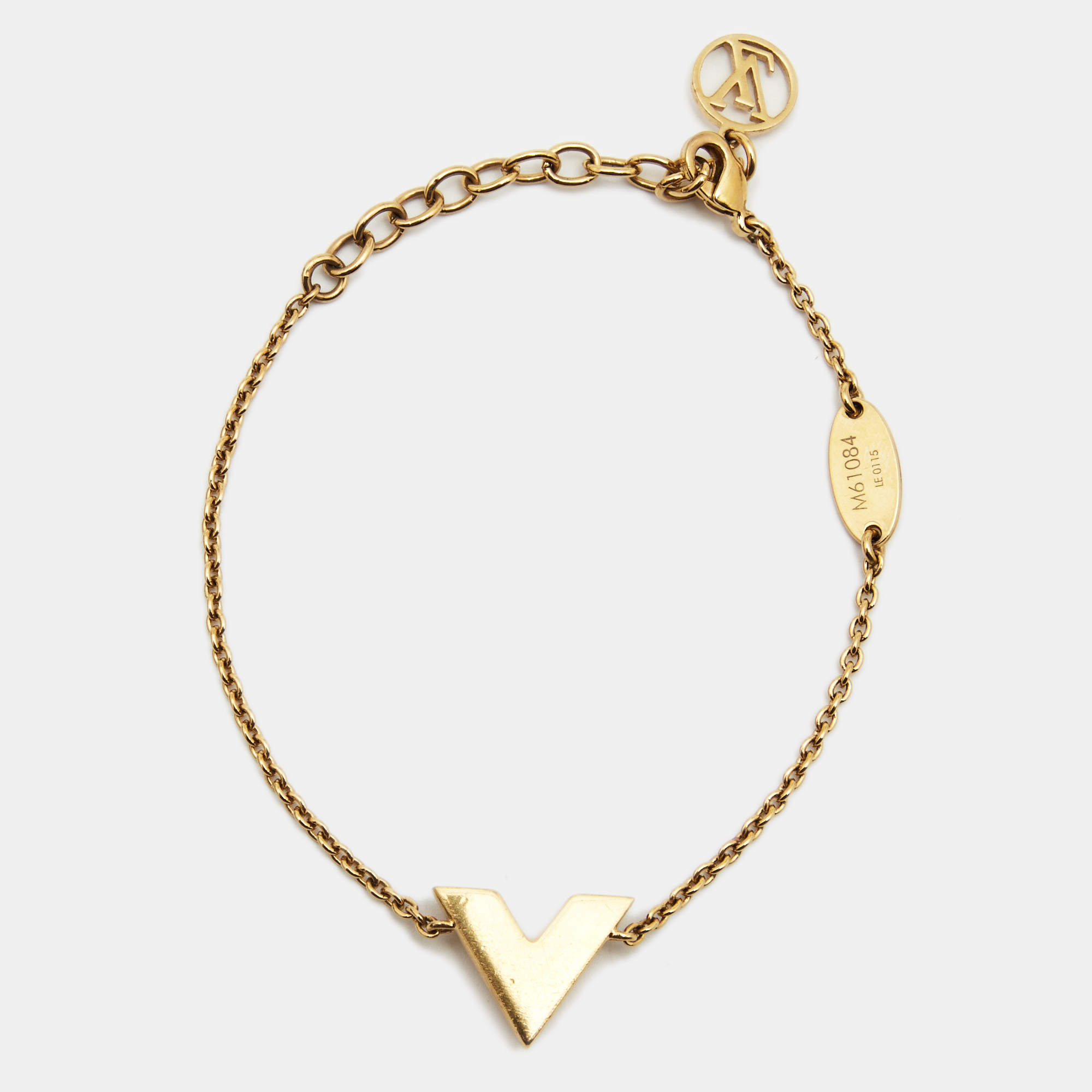 Essential v bracelet Louis Vuitton Gold in Metal - 30533456