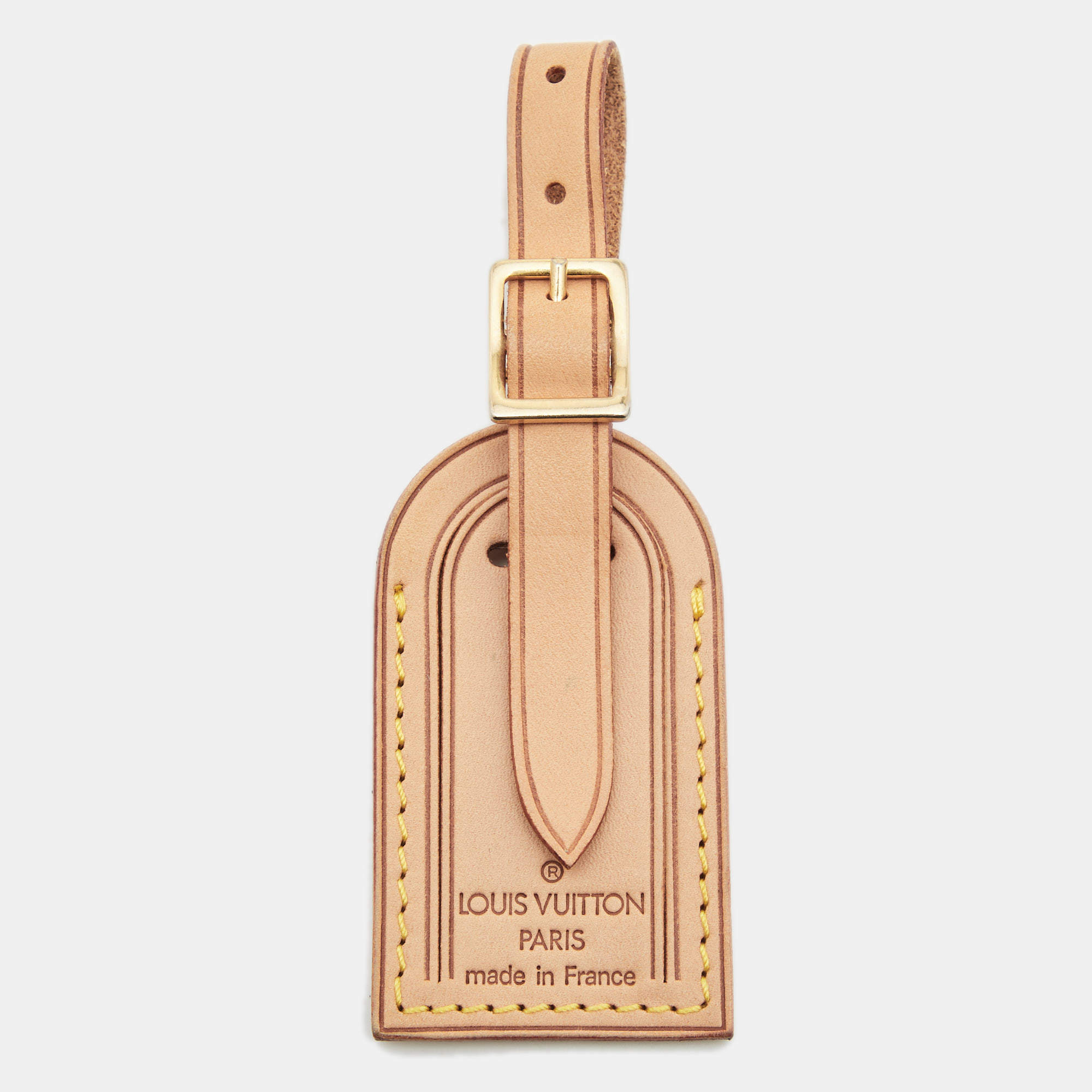 مملوكة مسبقًا بطاقة أسم حقيبة سفر لوي فيتون جلد فاشيتا