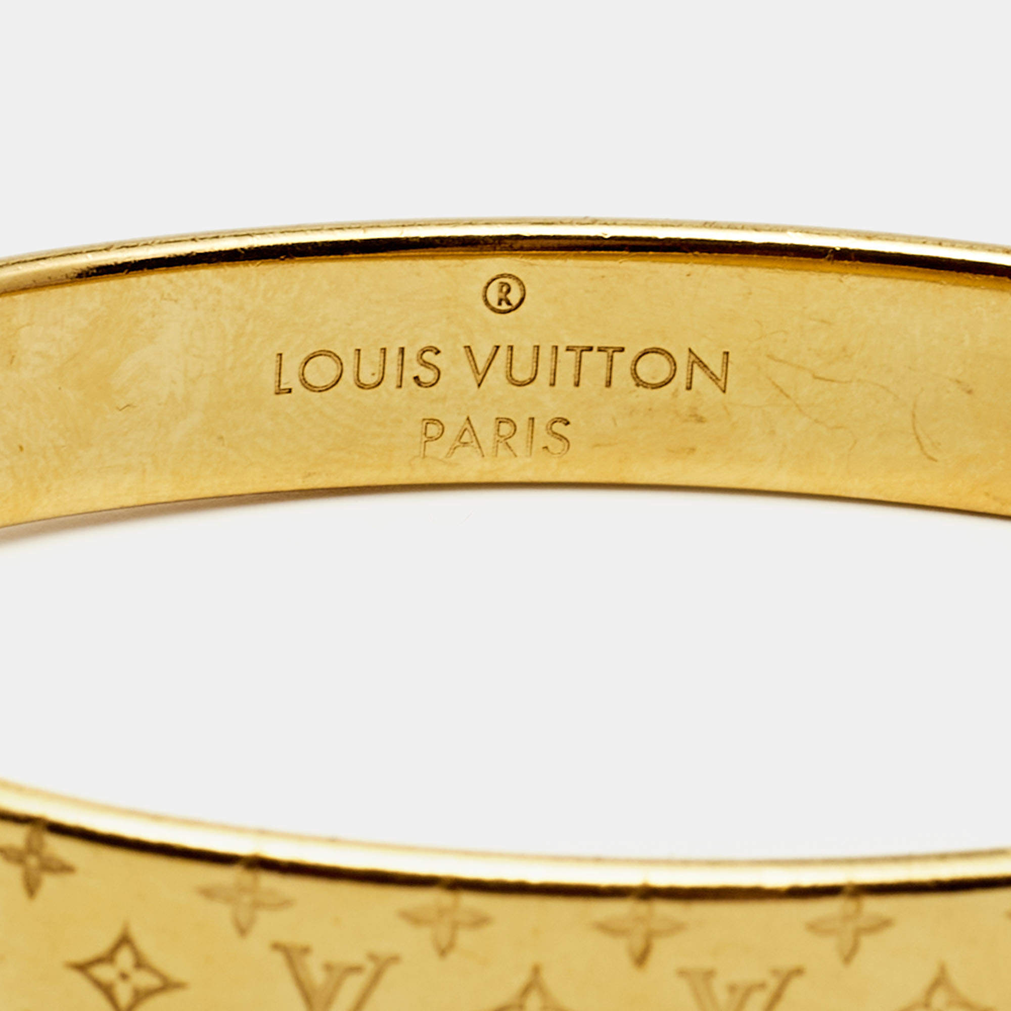 Louis Vuitton Nanogram Bracelet Bicolor Metal