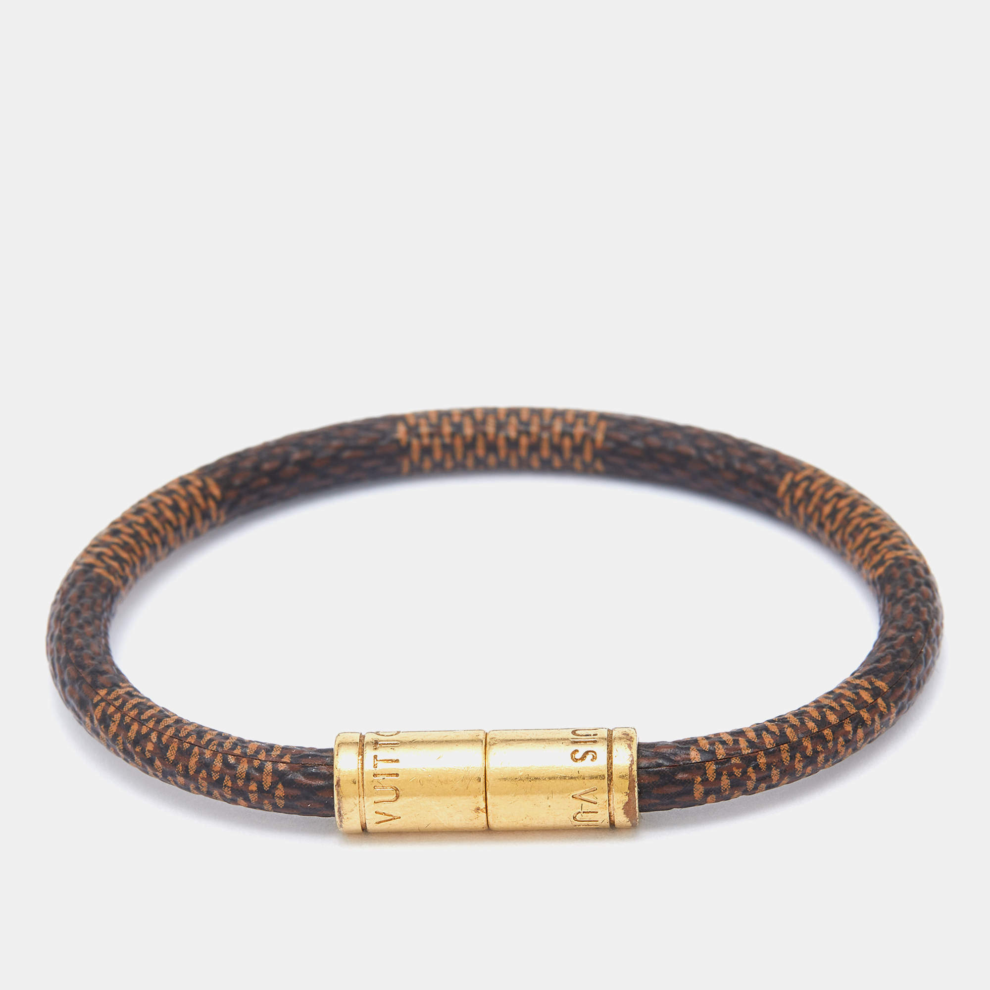 Louis Vuitton Damier Keep it bracelet Damier Canvas Bangle