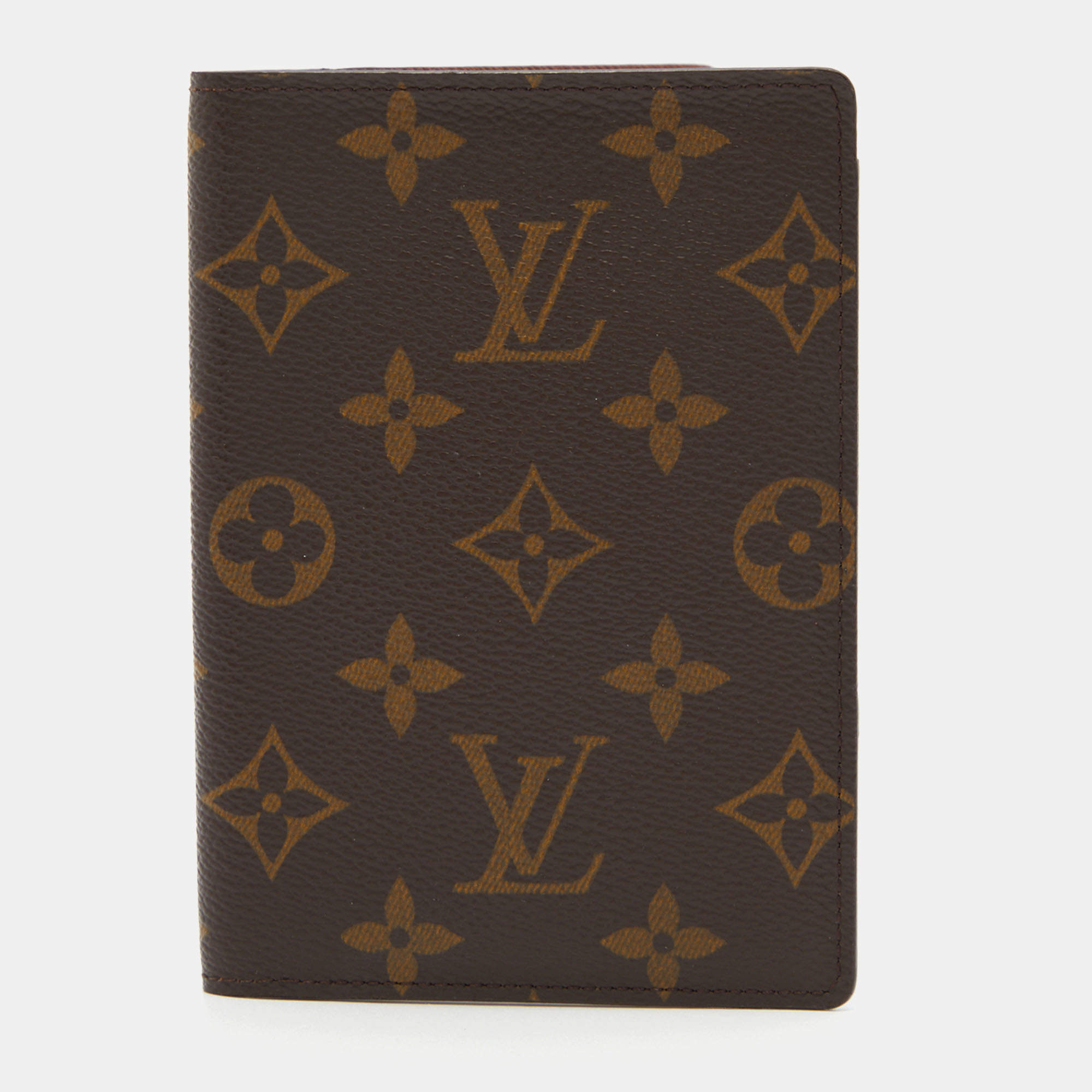 Pre Owned Louis Vuitton Monogram Canvas Passport Cover