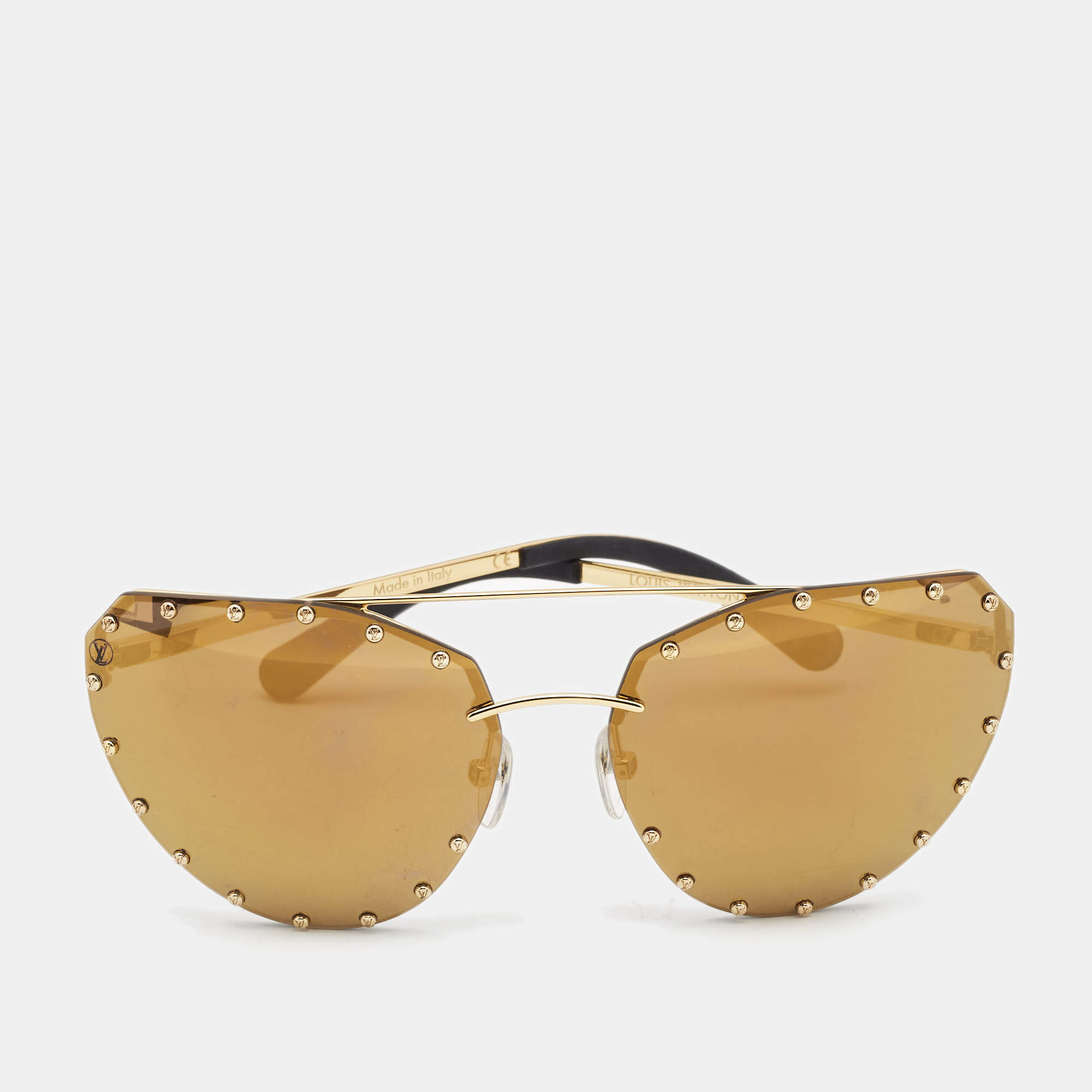 Louis Vuitton The Party Sunglasses In Dore