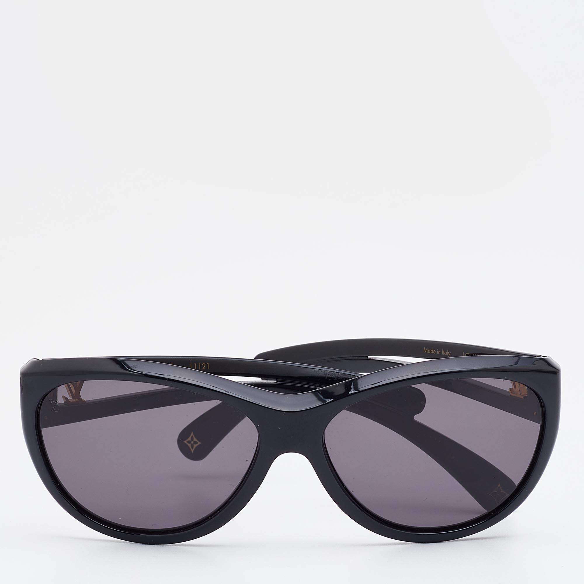 Pre Owned Louis Vuitton Black/Grey Z0449W Flore Cat-Eye Sunglasses