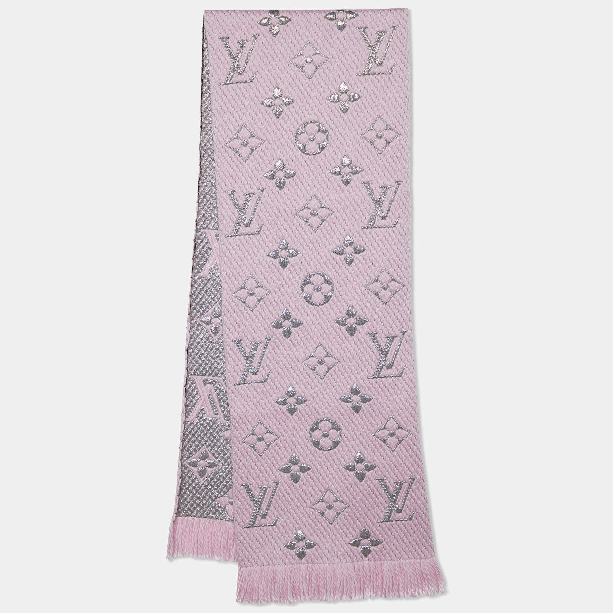 dusty pink LV silk scarf  Louis vuitton scarf, Louis vuitton pink