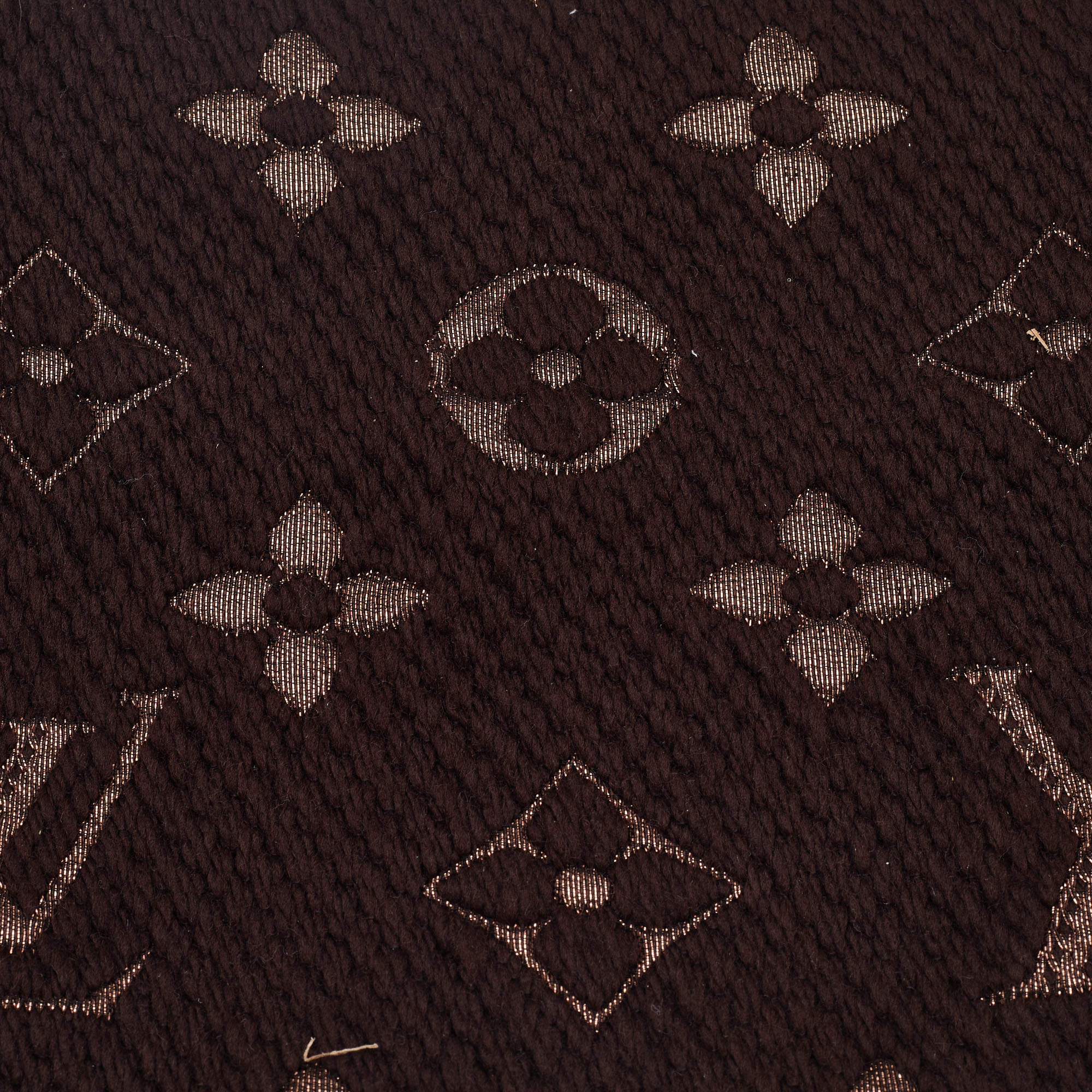 Louis Vuitton LV Logomania scarf Brown Wool ref.816555 - Joli Closet