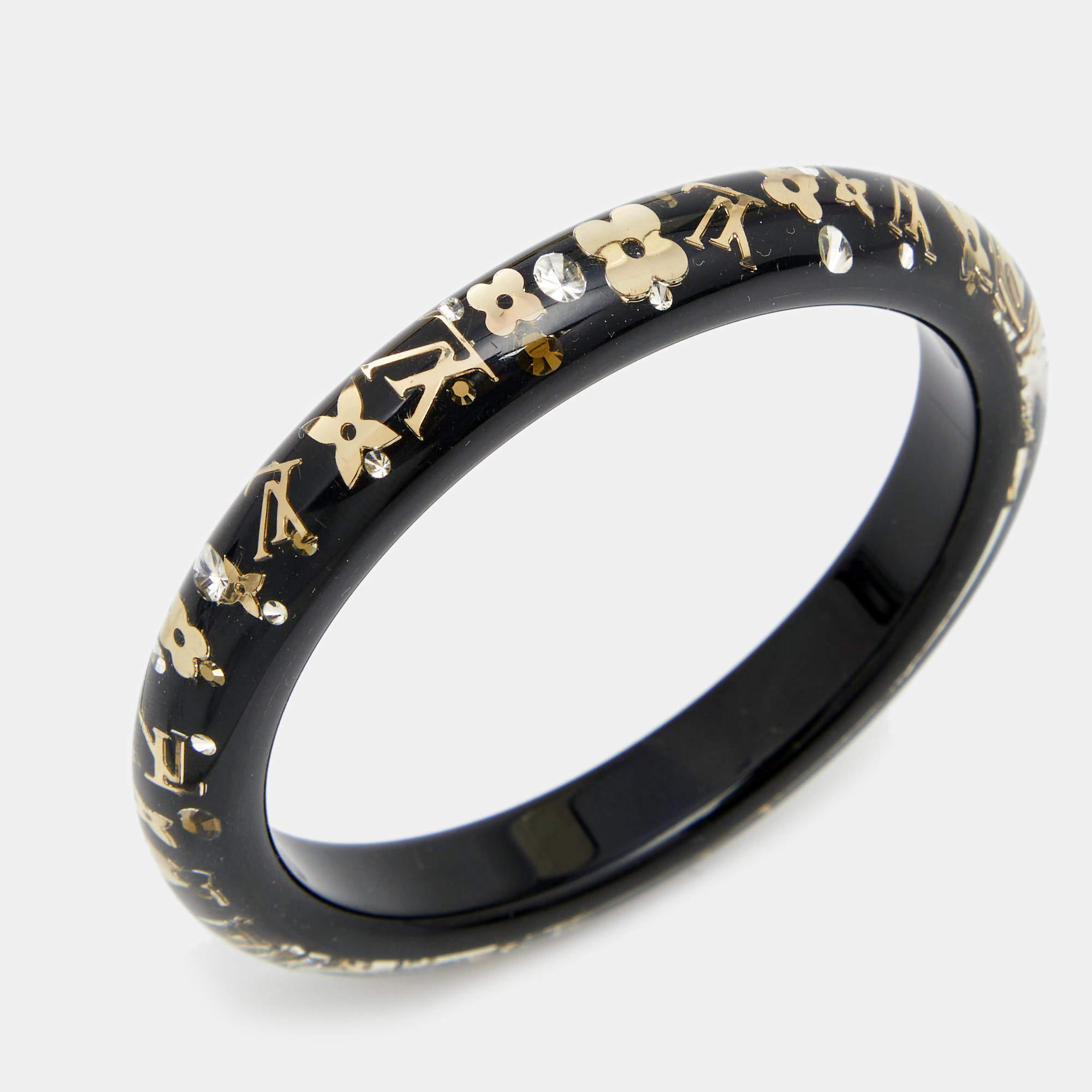 Louis Vuitton Black Inclusion Bangle Receipt