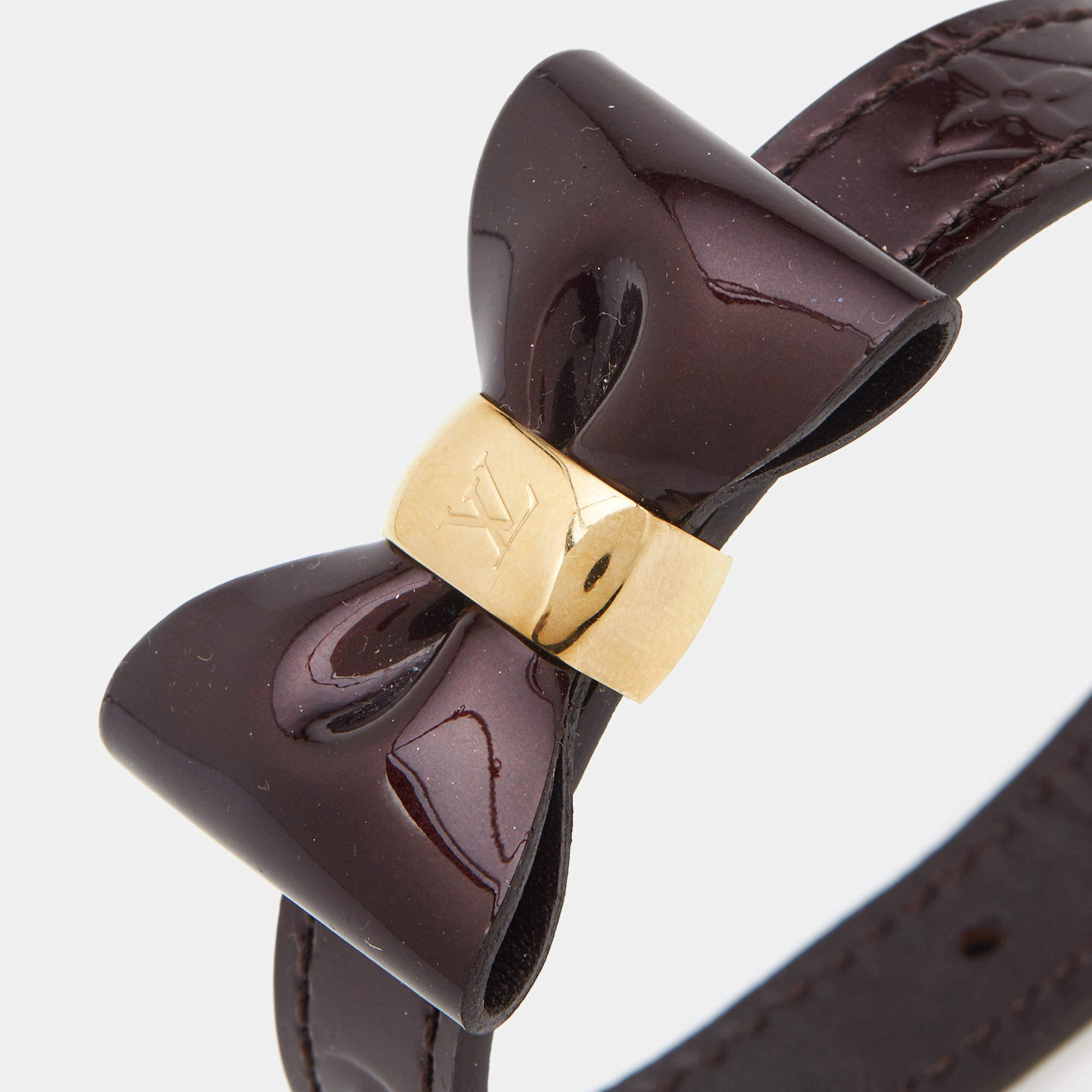 Louis Vuitton Monogram Leather Favorite Bow Bracelet