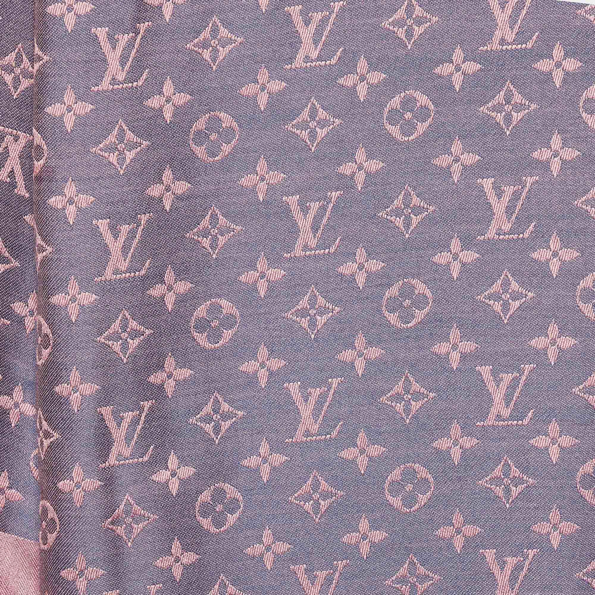 Louis Vuitton Brown Monogram Shawl Scarf – The Closet