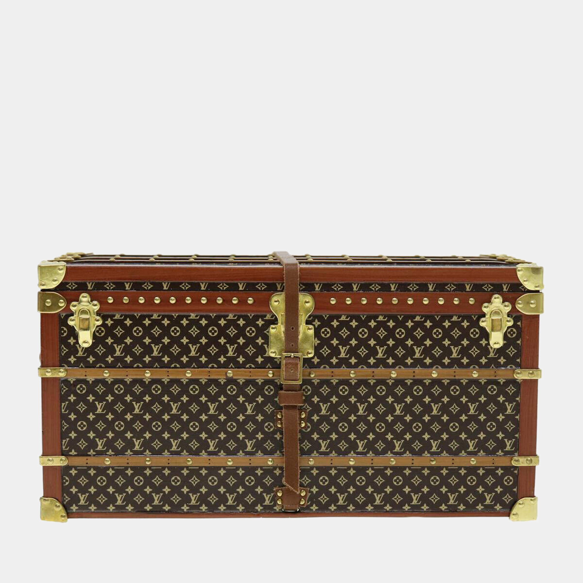 Louis Vuitton Brown Miss France Trunk Paperweight 