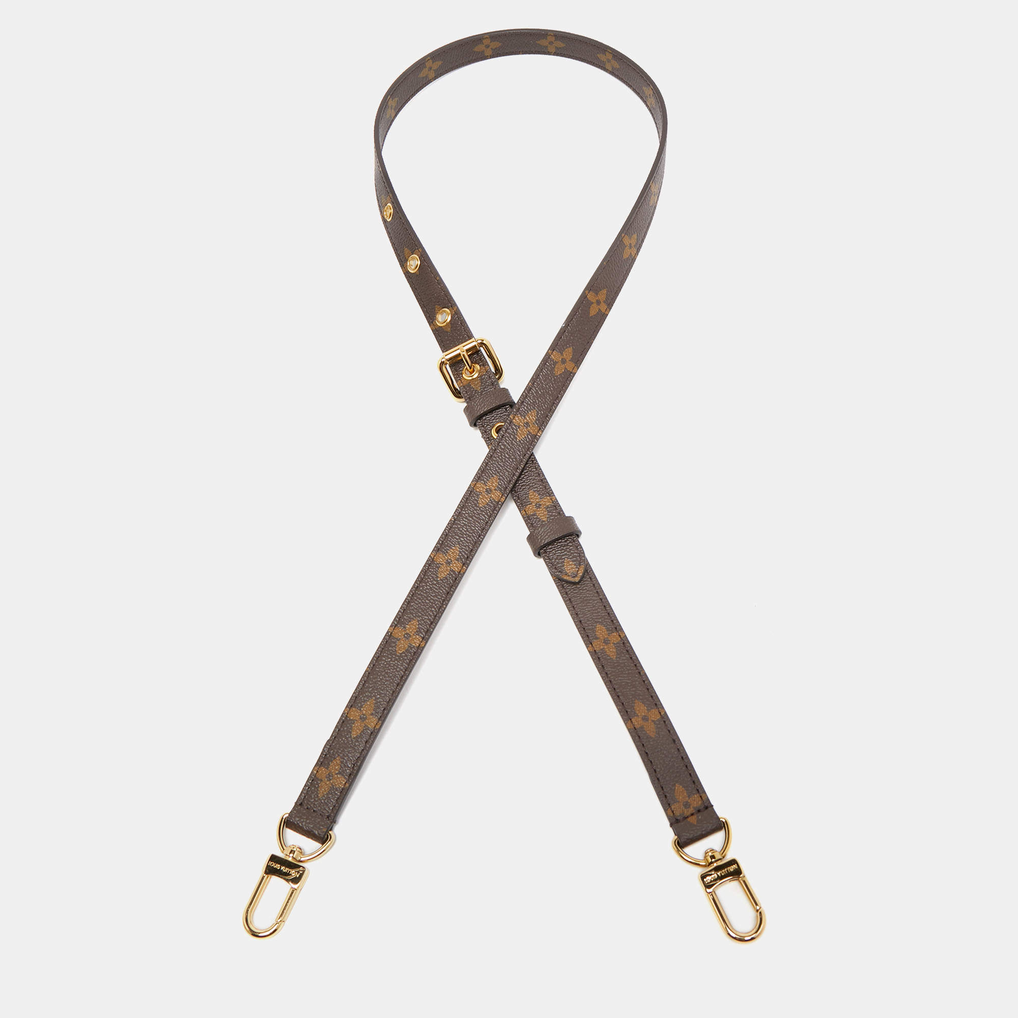 Louis Vuitton Adjustable shoulder strap 16 MM monogram