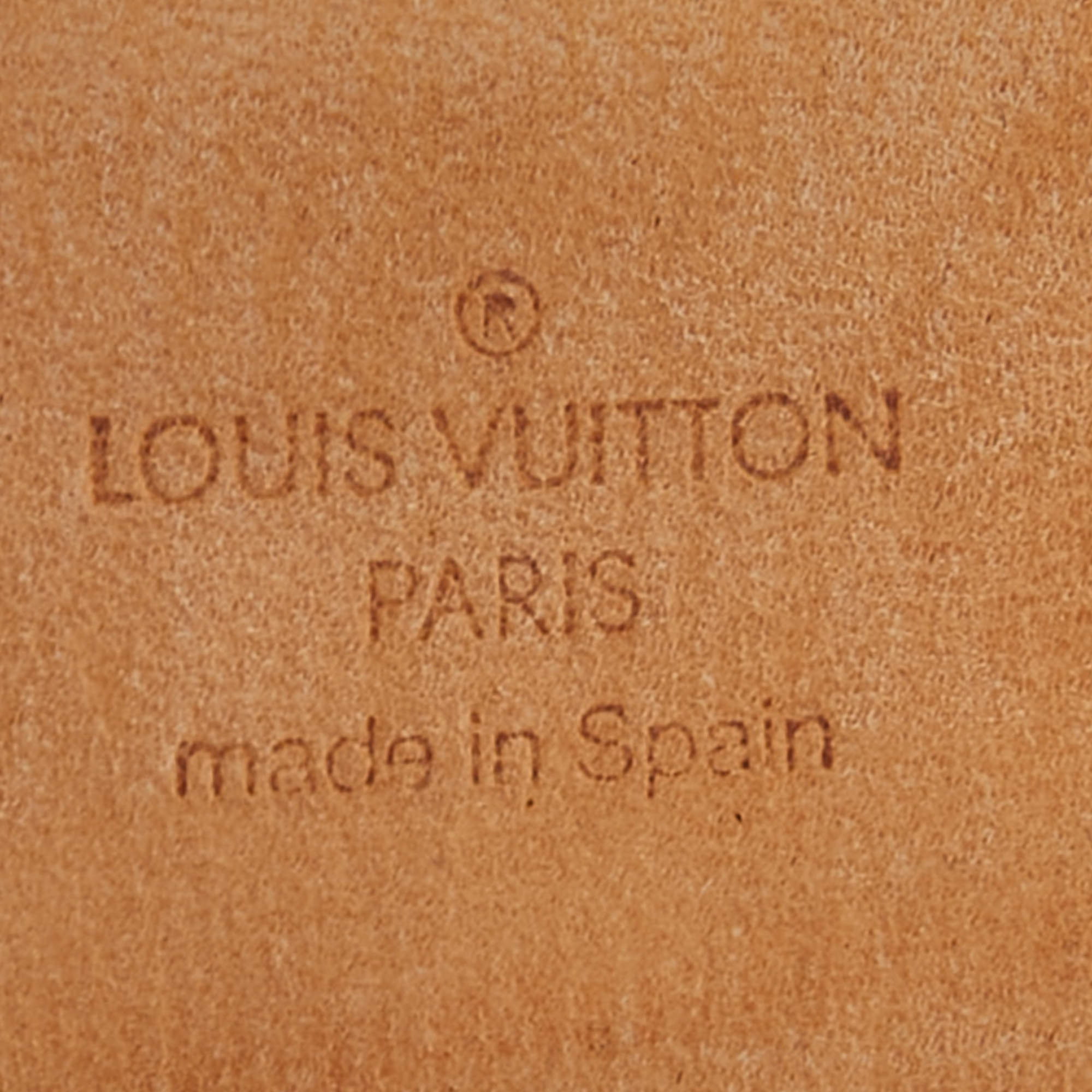 LOUIS VUITTON Damier Azur Ceinture LV Initiales belt M9609 90/36 /083677