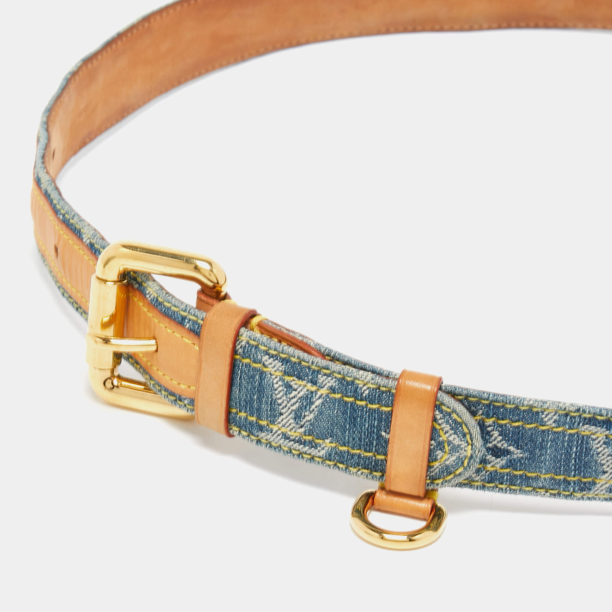 Louis Vuitton, Accessories, Louis Vuitton Monogram Denim Belt