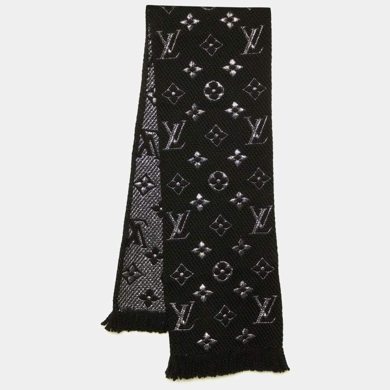 Louis Vuitton Fall for You Scarf Black Wool