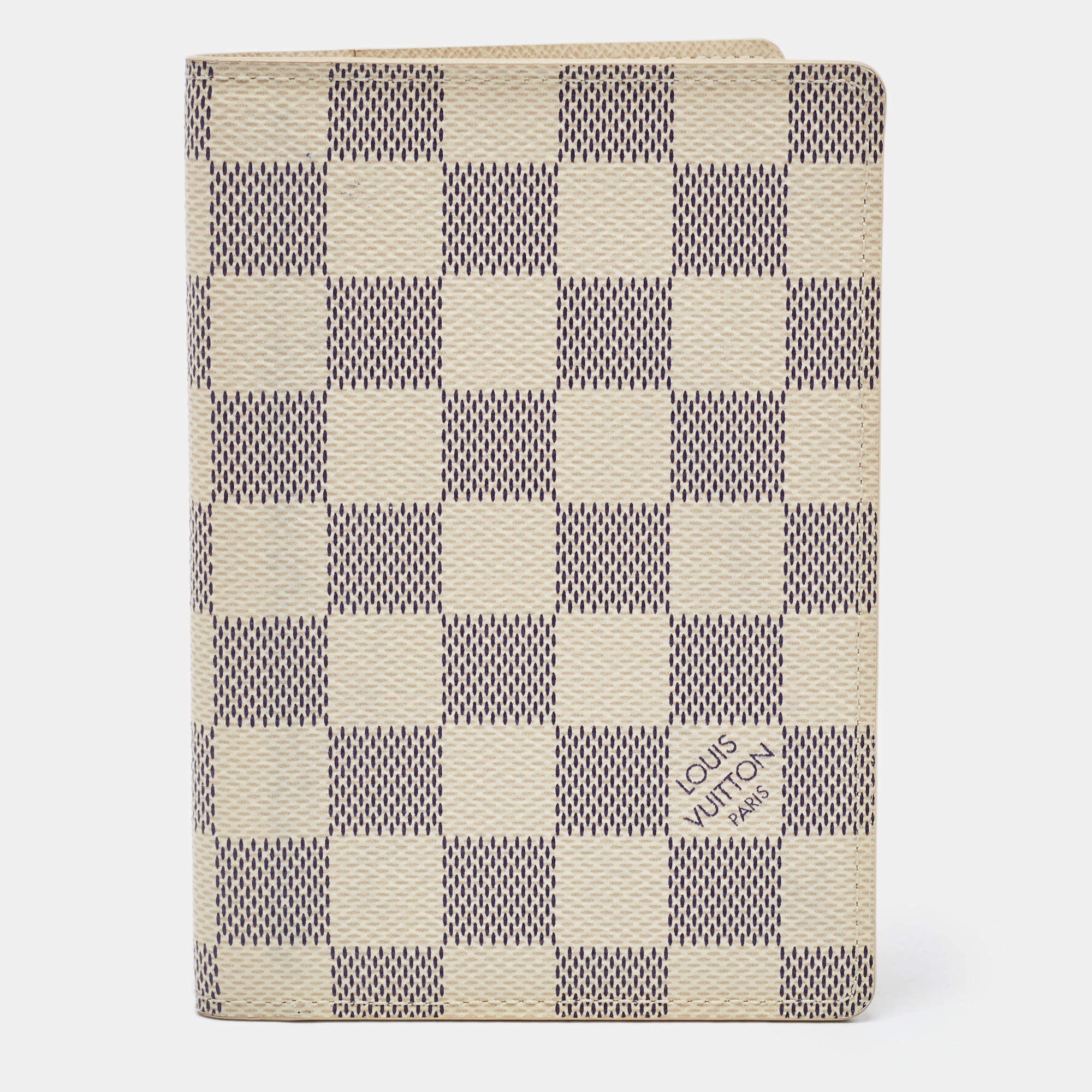Louis Vuitton Damier Azur Canvas Passport Cover