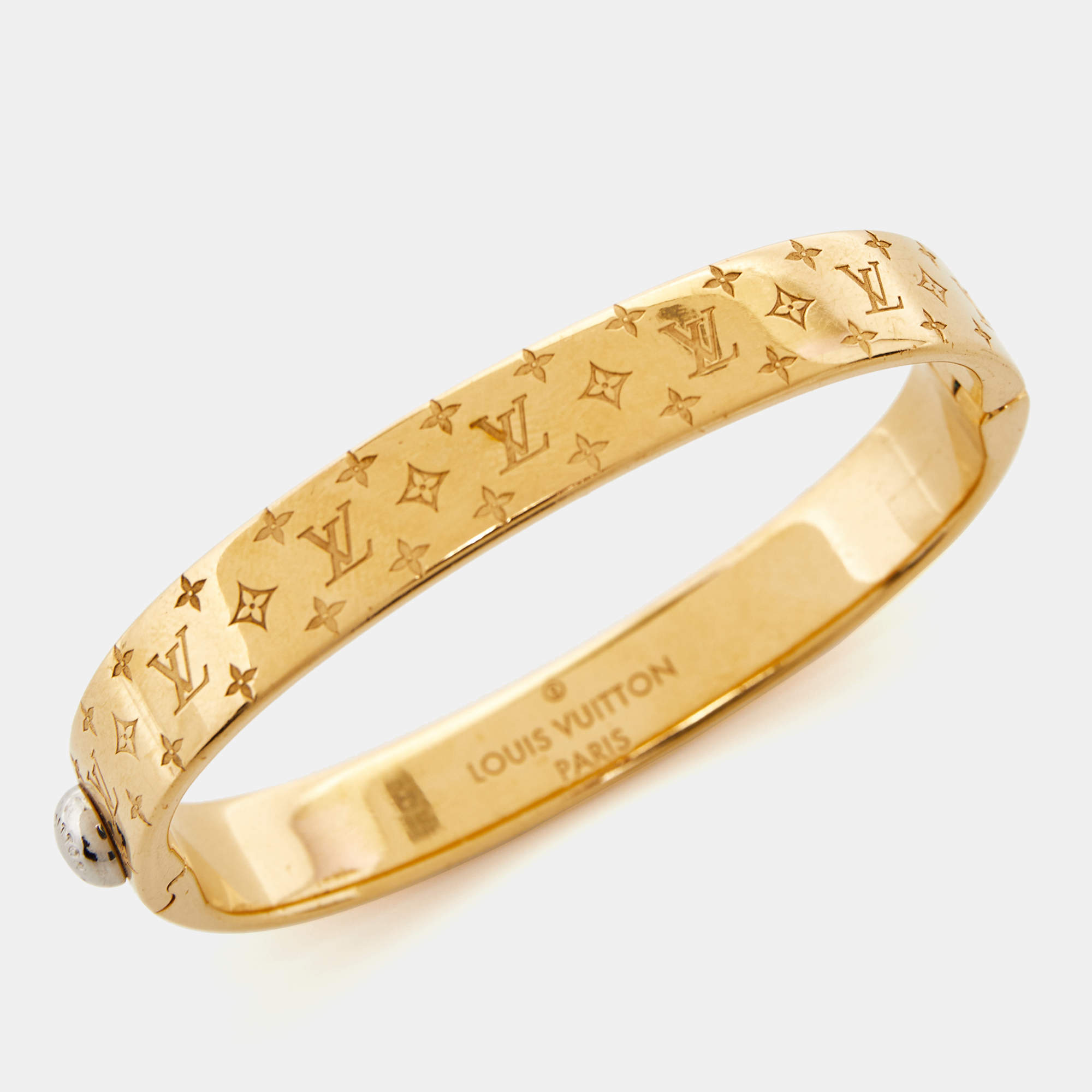 Louis Vuitton Yellow Gold Nanogram Bracelet – The Closet