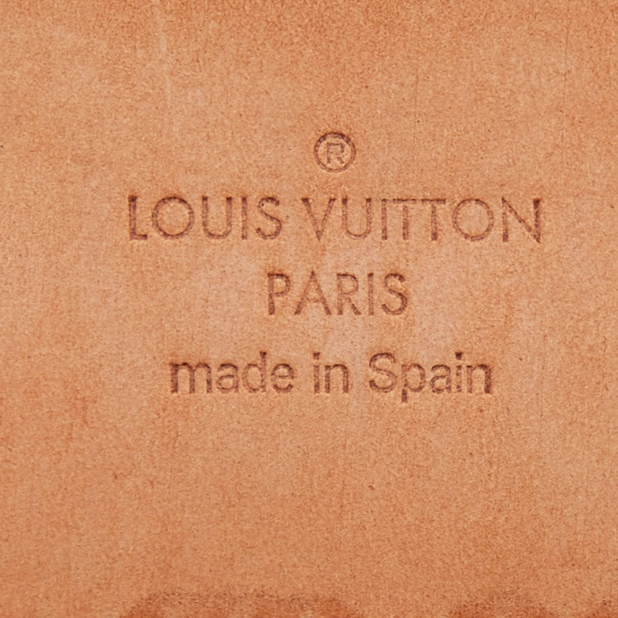 Louis Vuitton Monogram Canvas Ceinture 1904 Buckle Belt 95CM