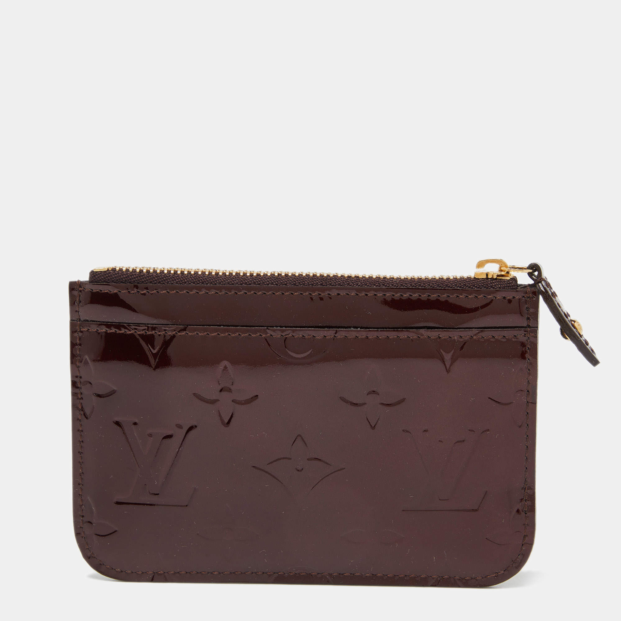 Louis Vuitton Vernis Key Pouch Amarante